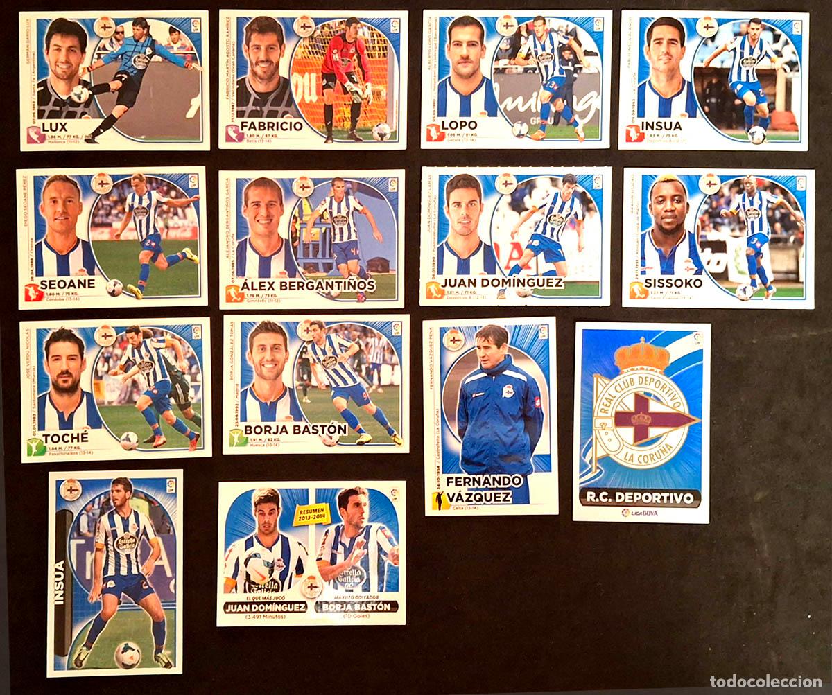 Cromos de Futebol: DEPORTIVO 14 cromos 2014-2015 Liga Colecciones Este