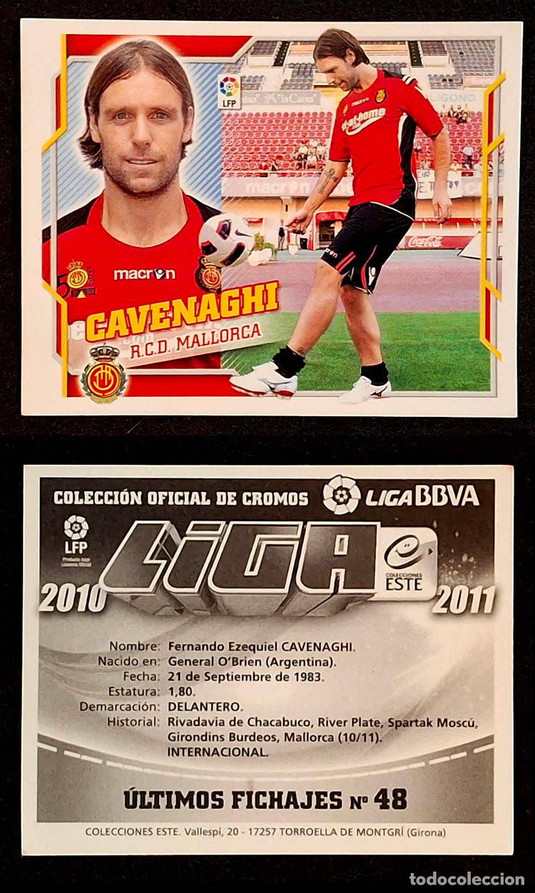 Cromos de Futebol: Ultimos Fichajes 48 GAVENHAGI, MALLORCA 2010-2011 Liga Colecciones Este