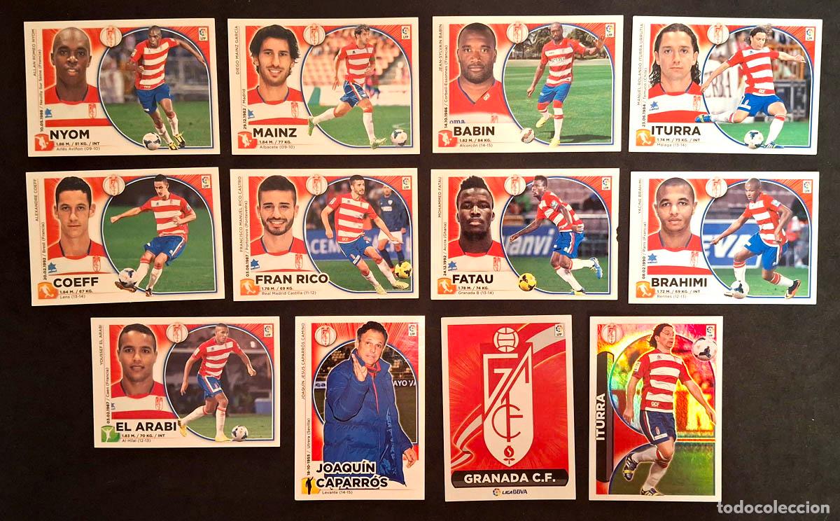 Cromos de Futebol: GRANADA 12 cromos 2014-2015 Liga Colecciones Este