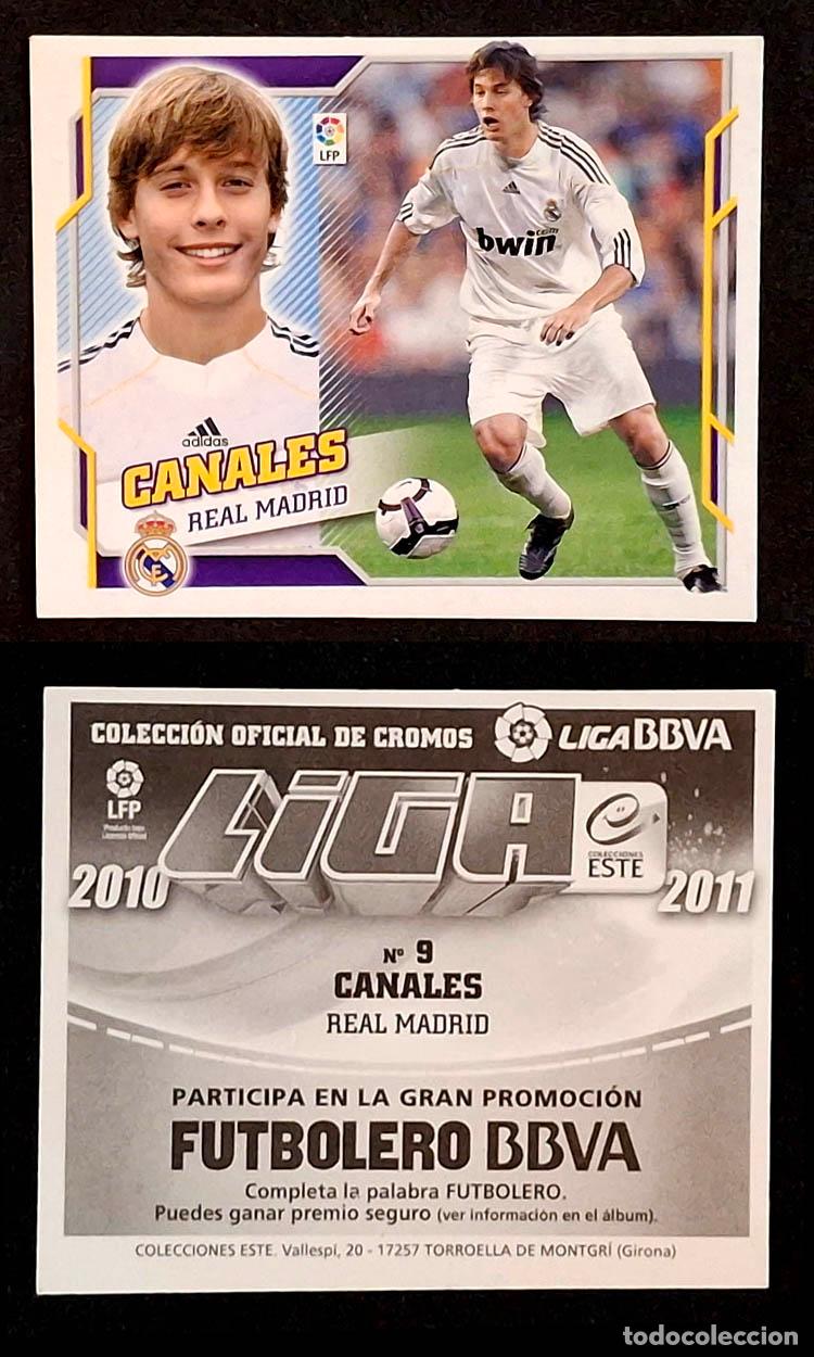Figurine di Calcio: 9 CANALES, REAL MADRID 2010-2011 Liga Colecciones Este