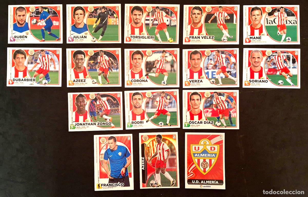Figurine di Calcio: ALMERIA 16 cromos 2014-2015 Liga Colecciones Este
