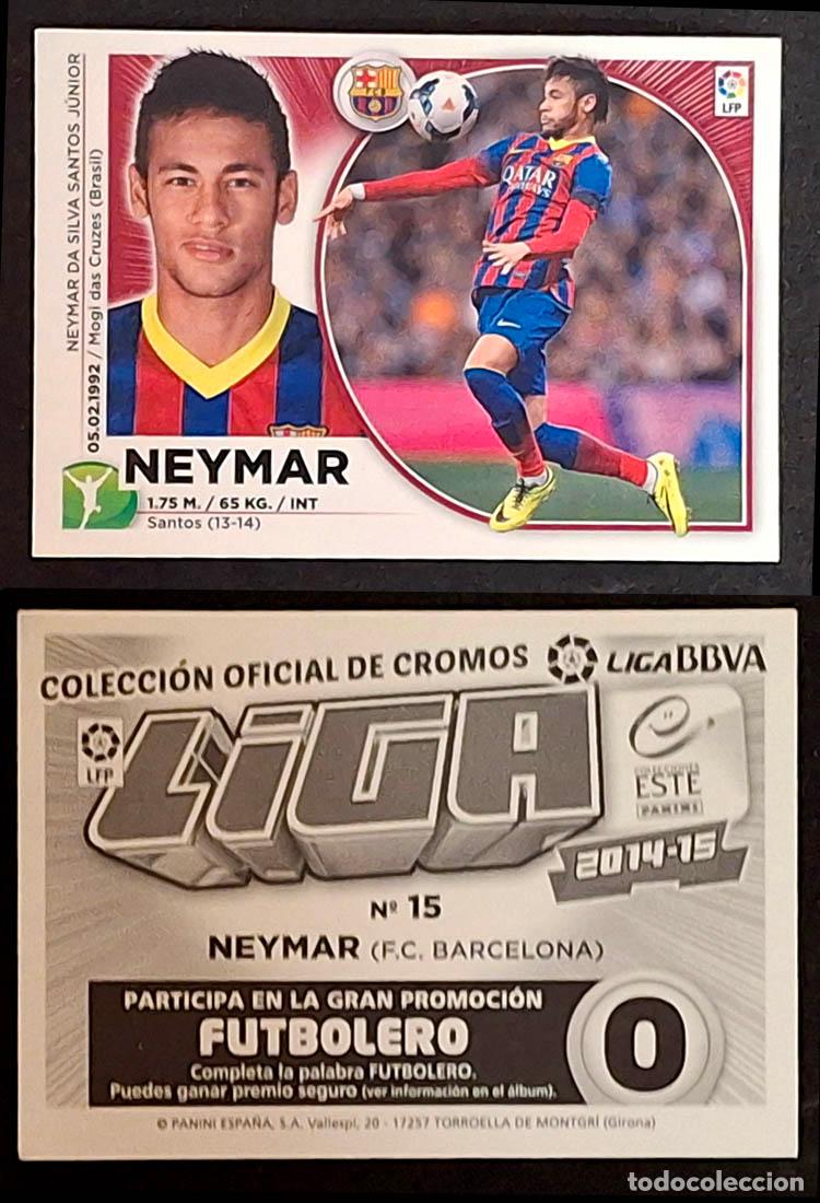 Figurine di Calcio: 15, NEYMAR, BARCELONA 2014-2015 Liga Colecciones Este