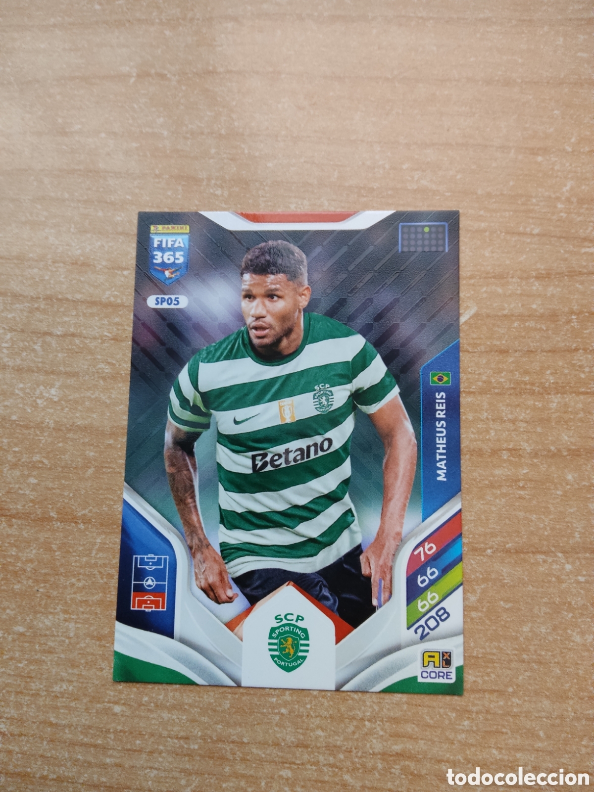 Cromos de f&uacute;tbol: 5 MATHEUS REIS SPORTING PORTUGAL FIFA 365 ADRENALYN 2026