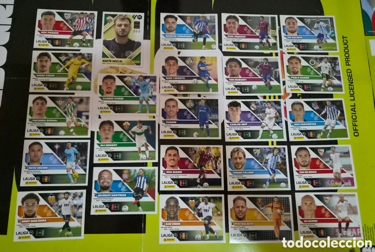 Cromos de f&uacute;tbol: Lote completo 2&deg;Edici&oacute;n Liga Este 26/27