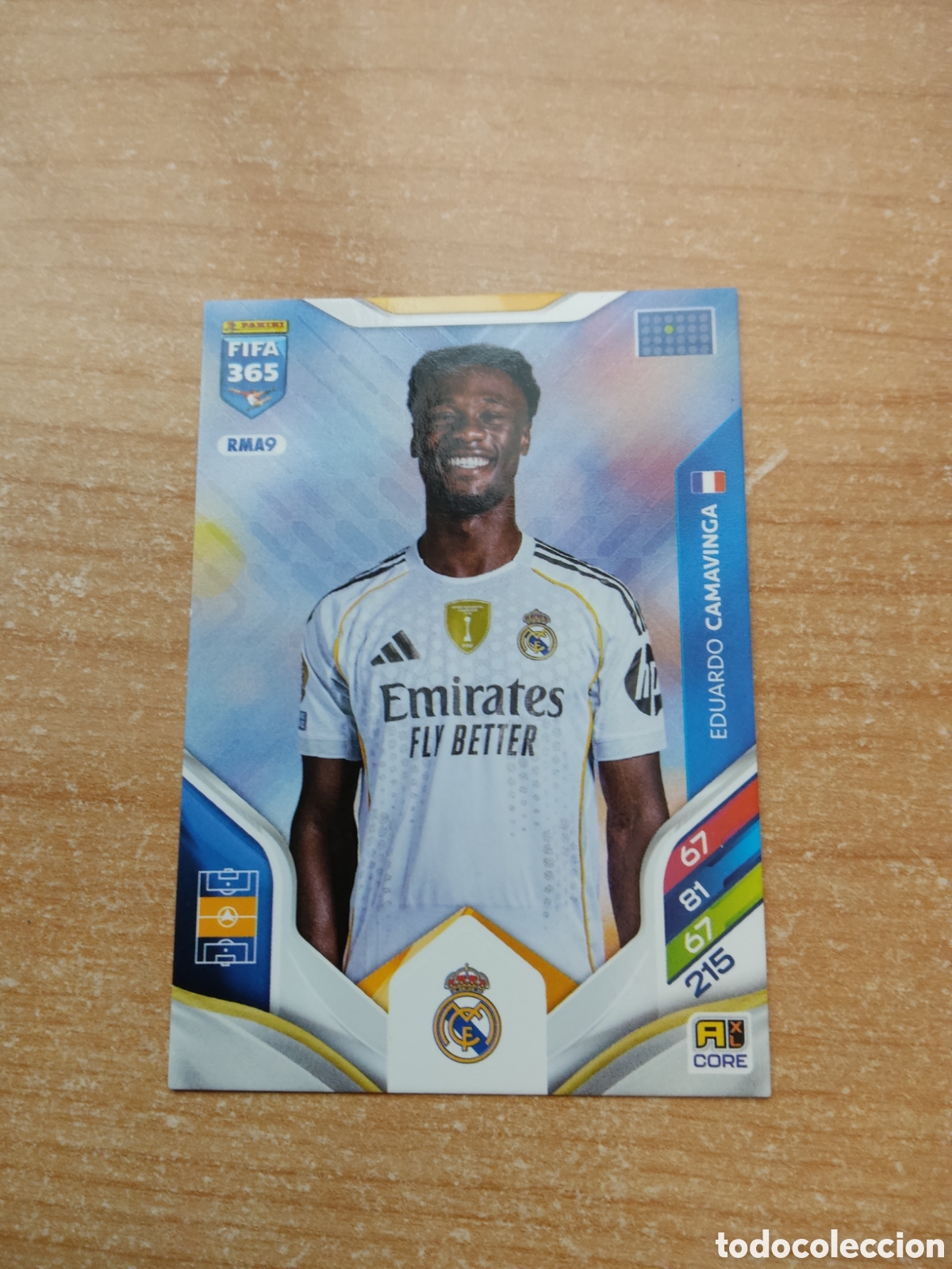 Cromos de f&uacute;tbol: 9 EDUARDO CAMAVINGA REAL MADRID FIFA 365 ADRENALYN 2026