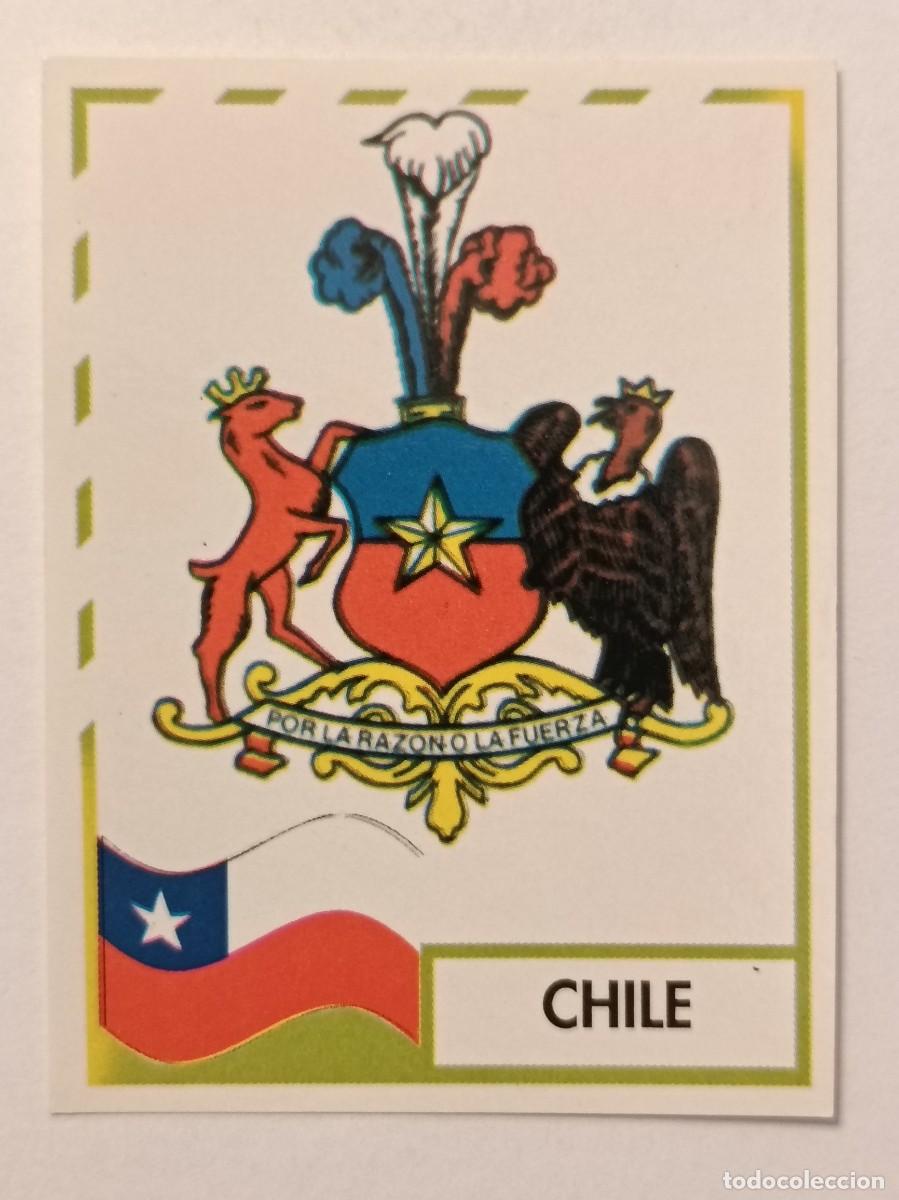 Cromos de f&uacute;tbol: #81 ESCUDO (CHILE) COPA AMERICA 1995 URUGUAY MUNDICROMO