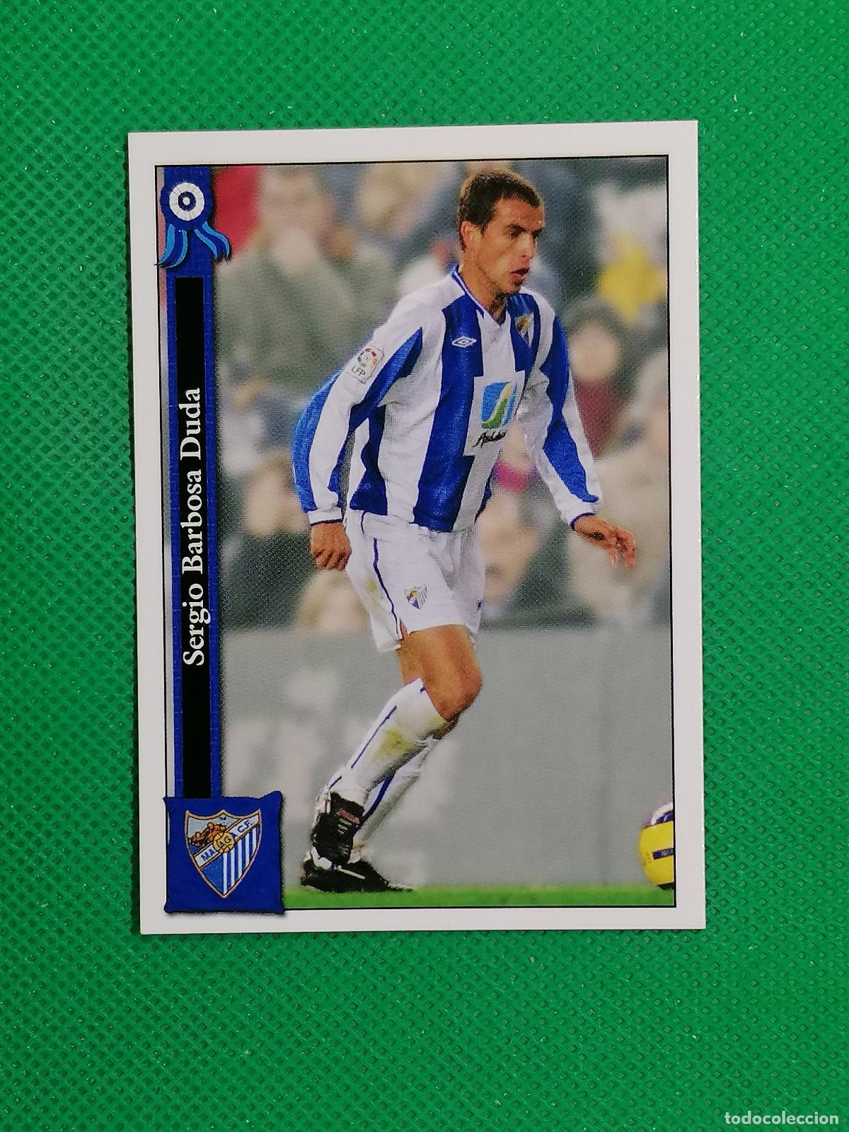 Cromos de f&uacute;tbol: 258 DUDA MALAGA ⚽ MUNDICROMO LAS FICHAS DE LA LIGA 05 06 2005 2006 ⚽