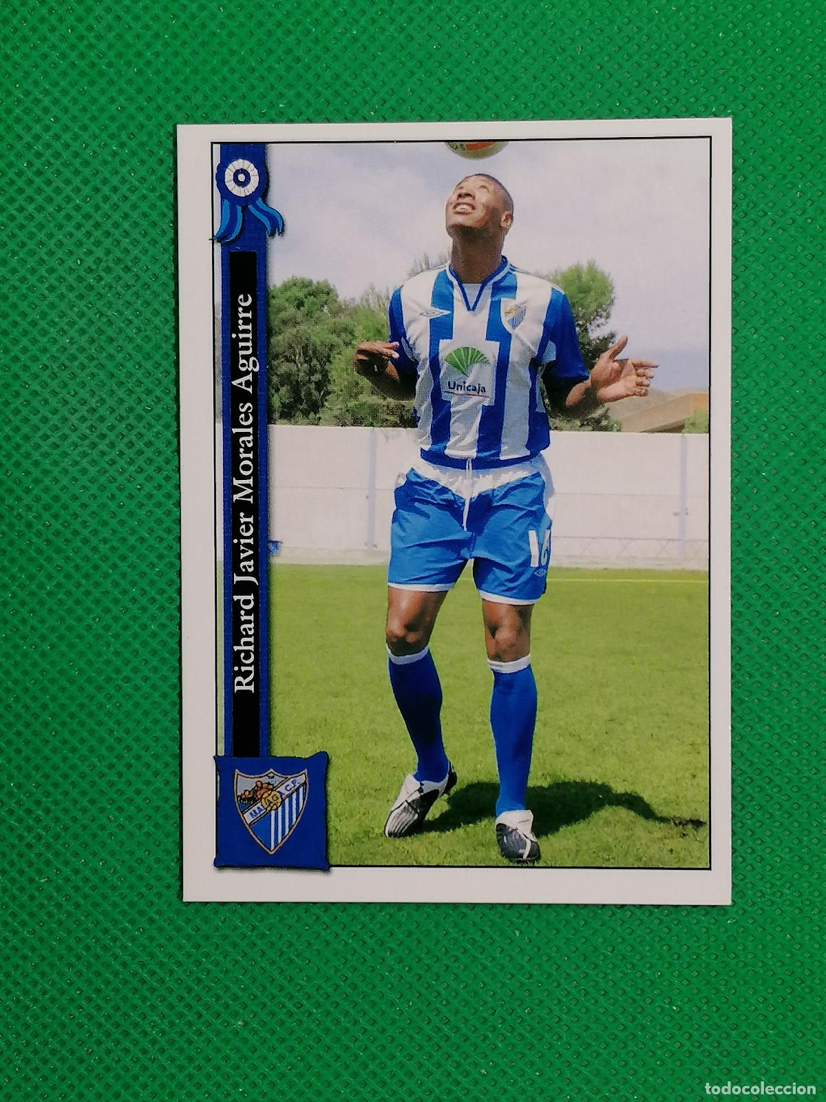 Cromos de f&uacute;tbol: 261 MORALES MALAGA ⚽ MUNDICROMO LAS FICHAS DE LA LIGA 05 06 2005 2006 ⚽