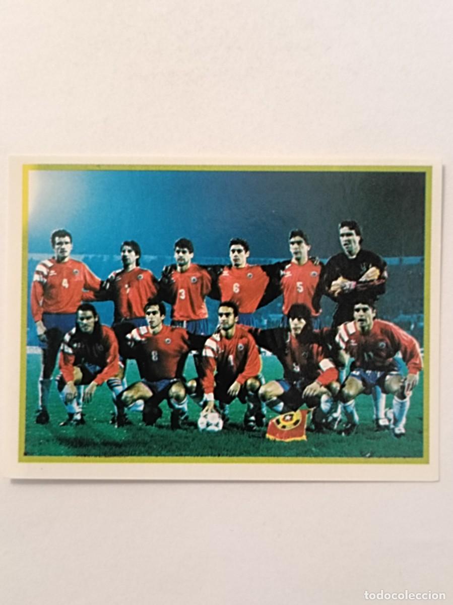 Cromos de f&uacute;tbol: #82 ALINEACION (CHILE) COPA AMERICA 1995 URUGUAY MUNDICROMO