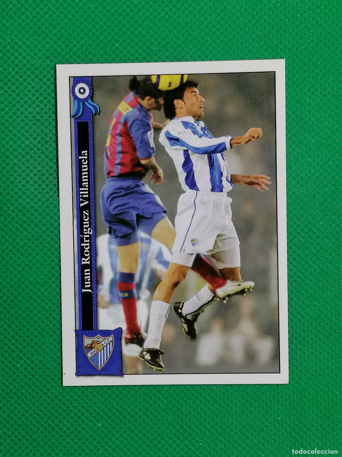 Cromos de f&uacute;tbol: 263 JUAN RODRIGUEZ MALAGA ⚽ MUNDICROMO LAS FICHAS DE LA LIGA 05 06 2005 2006 ⚽