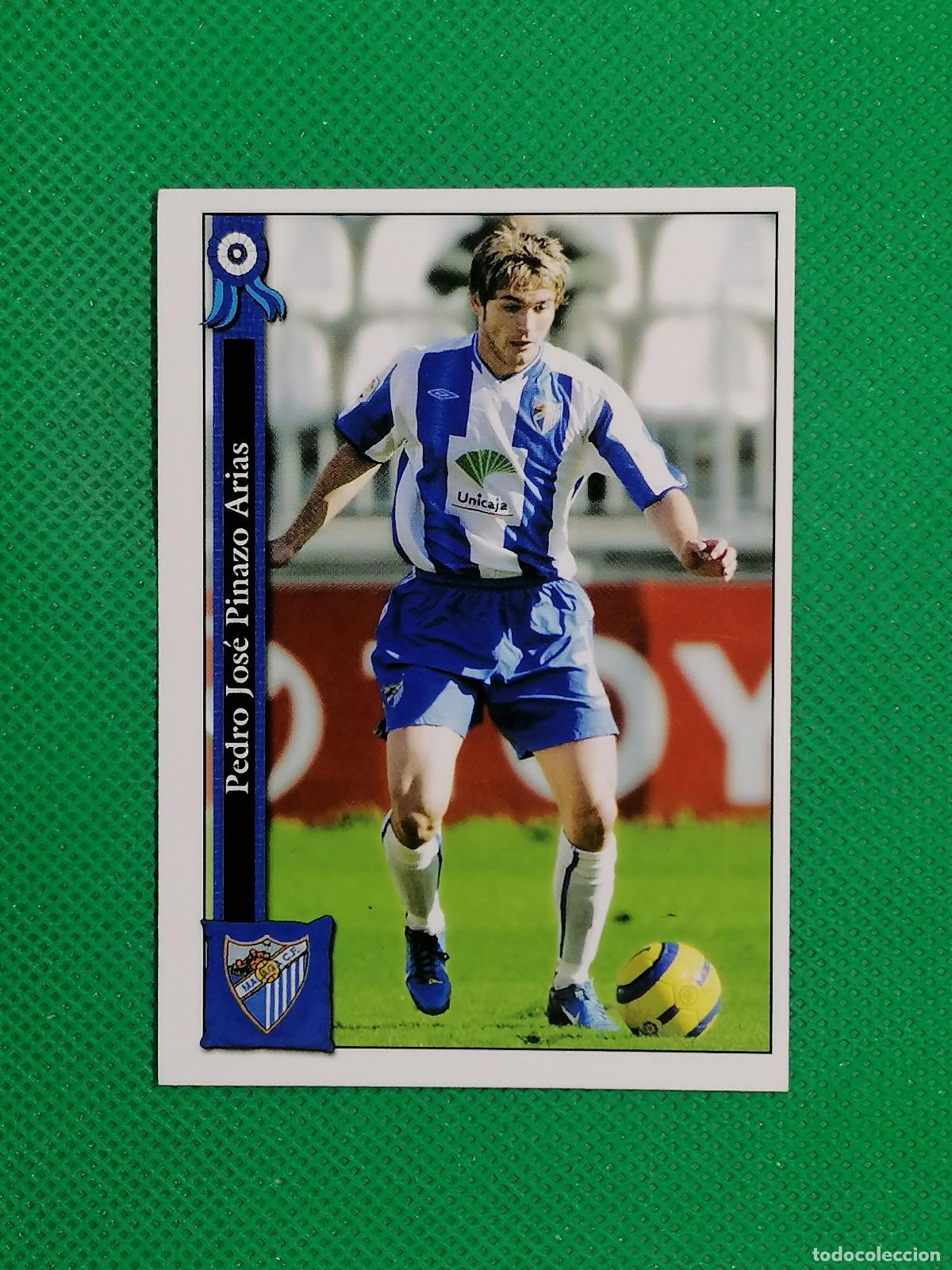 Cromos de f&uacute;tbol: 266 PERICO MALAGA ⚽ MUNDICROMO LAS FICHAS DE LA LIGA 05 06 2005 2006 ⚽