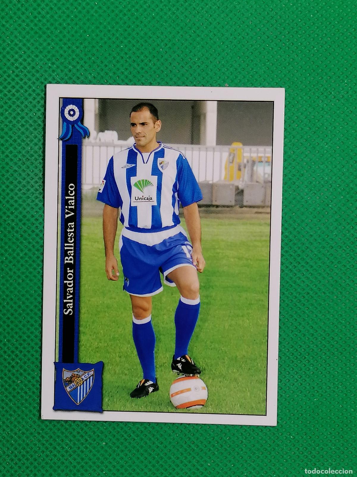 Cromos de f&uacute;tbol: 267 SALVA MALAGA ⚽ MUNDICROMO LAS FICHAS DE LA LIGA 05 06 2005 2006 ⚽
