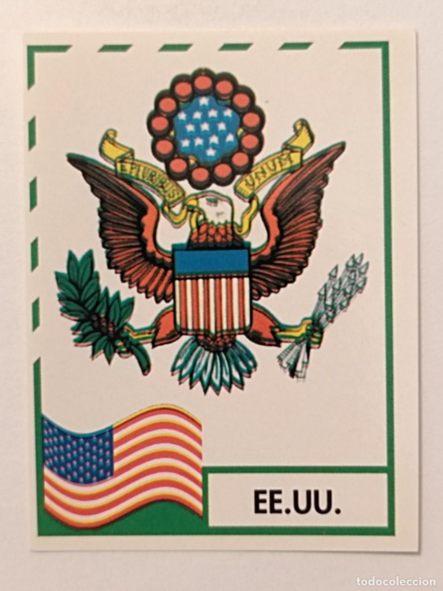 Cromos de f&uacute;tbol: #121 ESCUDO (USA) COPA AMERICA 1995 URUGUAY MUNDICROMO