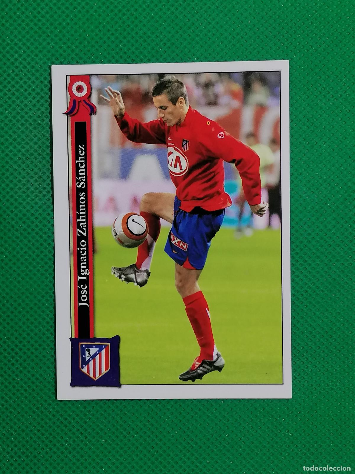 Cromos de f&uacute;tbol: 282 ZAHINOS ATLETICO DE MADRID ⚽ MUNDICROMO LAS FICHAS DE LA LIGA 05 06 2005 2006 ⚽