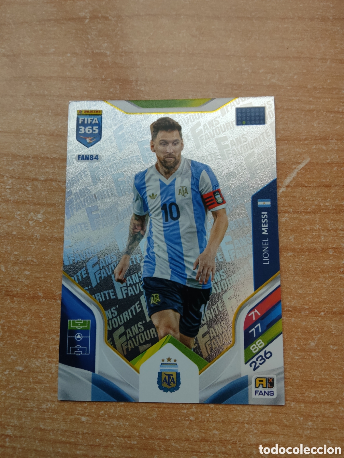 Cromos de f&uacute;tbol: FAN84 MESSI ARGENTINA FIFA 365 ADRENALYN 2026