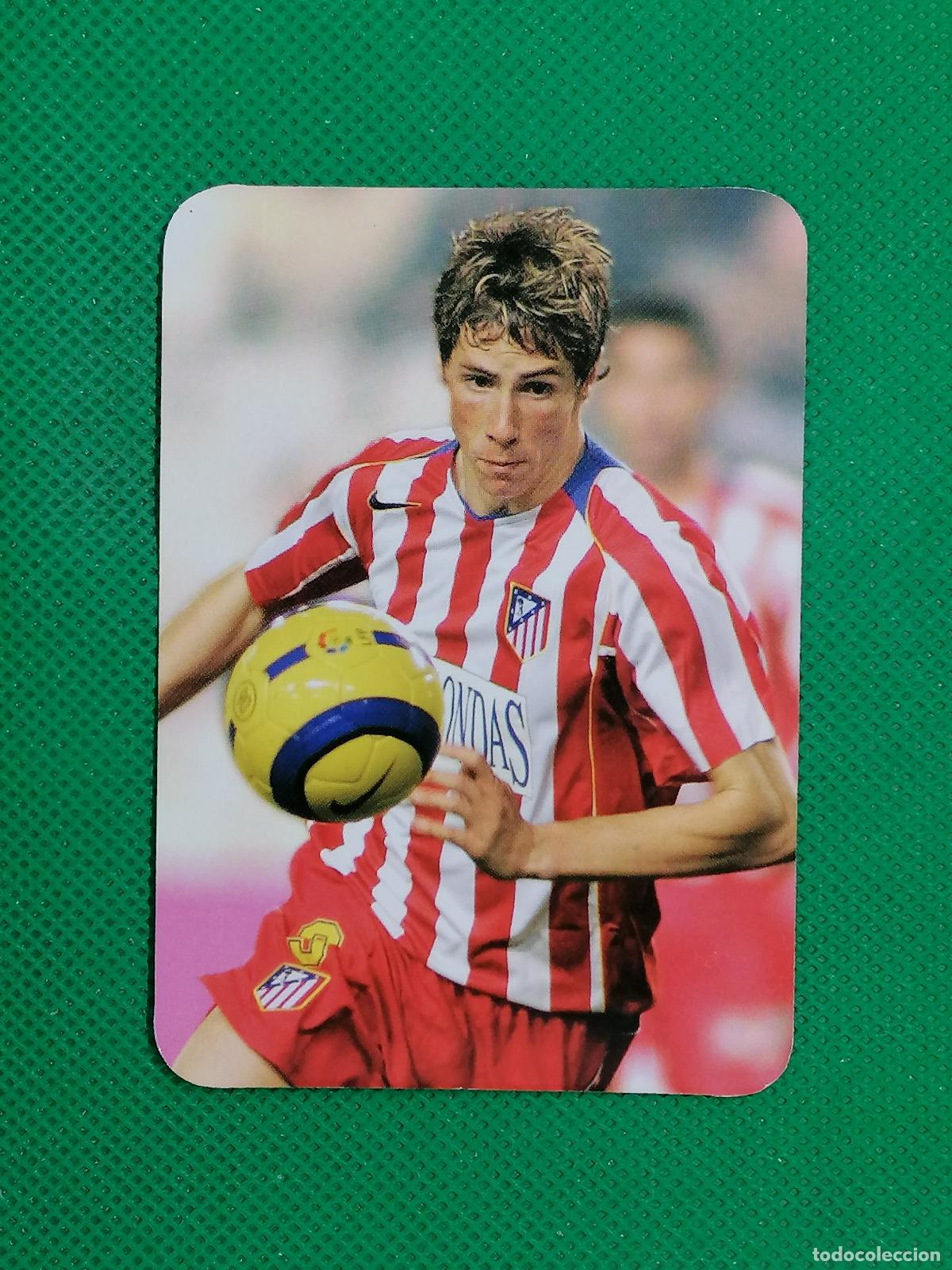Cromos de f&uacute;tbol: 297 FERNANDO TORRES EL MEJOR ATLETICO DE MADRID ⚽ MUNDICROMO LAS FICHAS DE LA LIGA 05 06 2005 2006 ⚽
