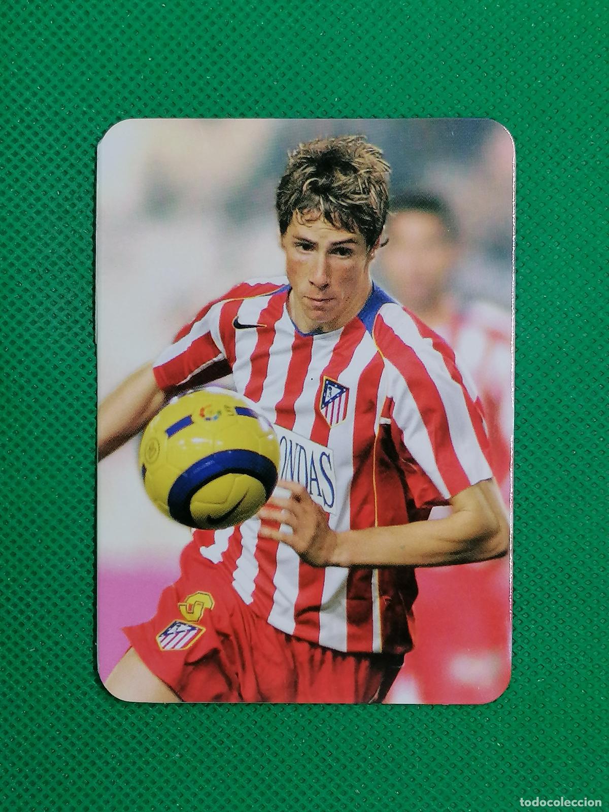 Cromos de f&uacute;tbol: 297 FERNANDO TORRES EL MEJOR ATLETICO DE MADRID ⚽ MUNDICROMO LAS FICHAS DE LA LIGA 05 06 2005 2006 ⚽