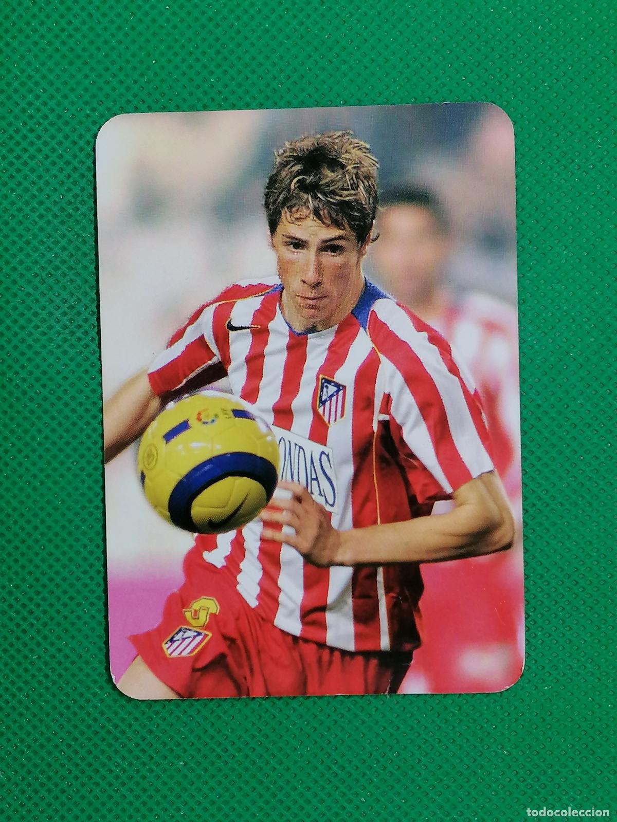 Cromos de f&uacute;tbol: 297 FERNANDO TORRES EL MEJOR ATLETICO DE MADRID ⚽ MUNDICROMO LAS FICHAS DE LA LIGA 05 06 2005 2006 ⚽