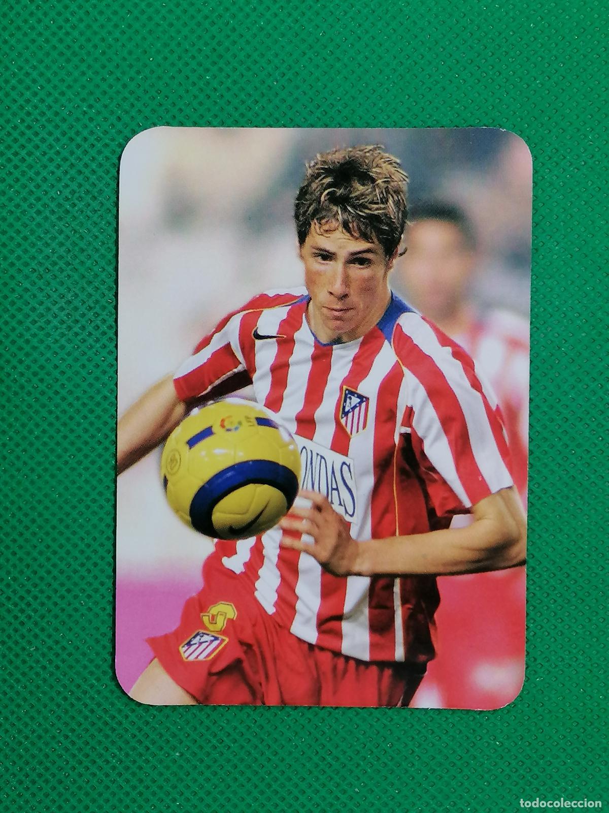 Cromos de f&uacute;tbol: 297 FERNANDO TORRES EL MEJOR ATLETICO DE MADRID ⚽ MUNDICROMO LAS FICHAS DE LA LIGA 05 06 2005 2006 ⚽