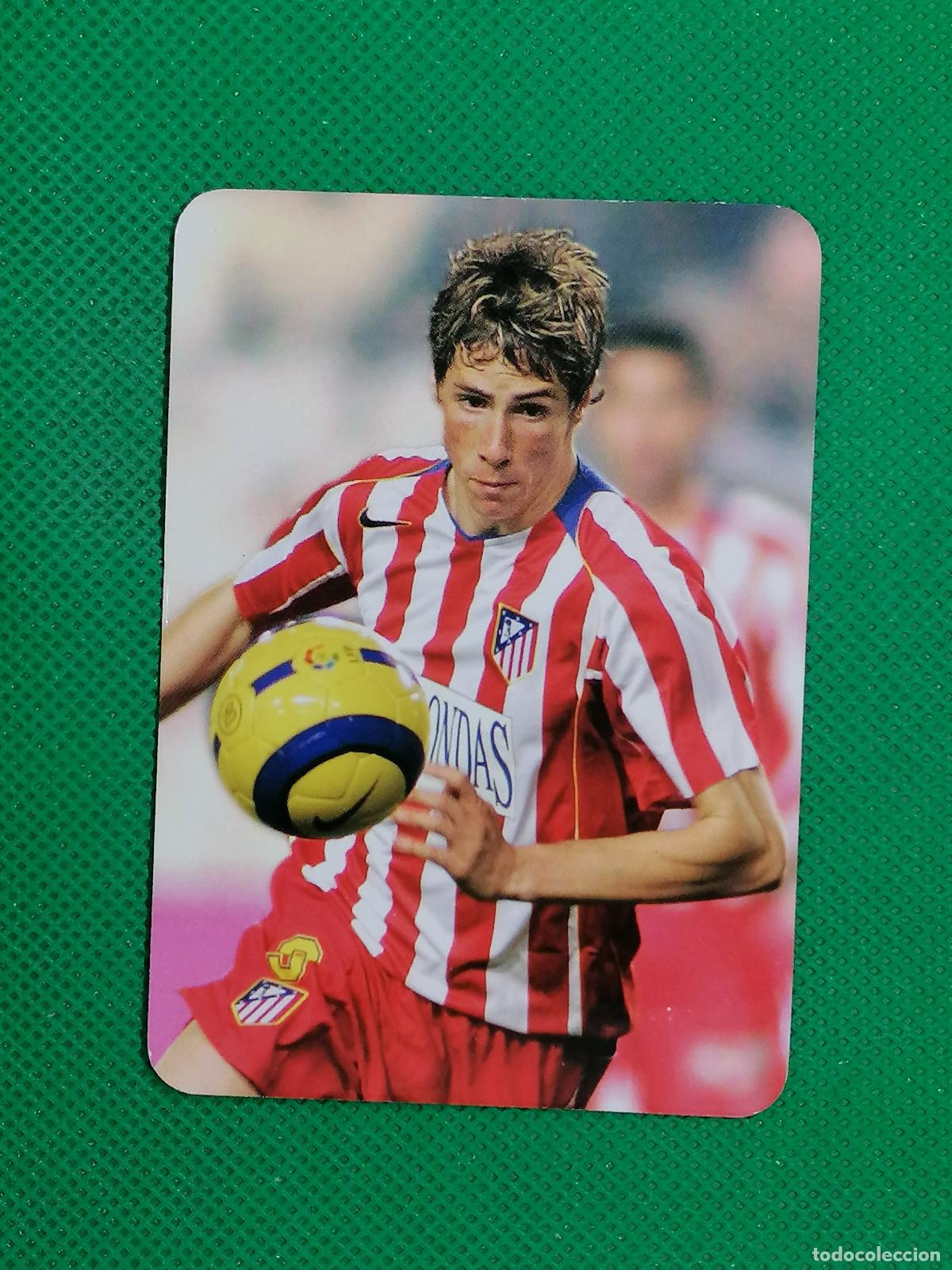Cromos de f&uacute;tbol: 297 FERNANDO TORRES EL MEJOR ATLETICO DE MADRID ⚽ MUNDICROMO LAS FICHAS DE LA LIGA 05 06 2005 2006 ⚽