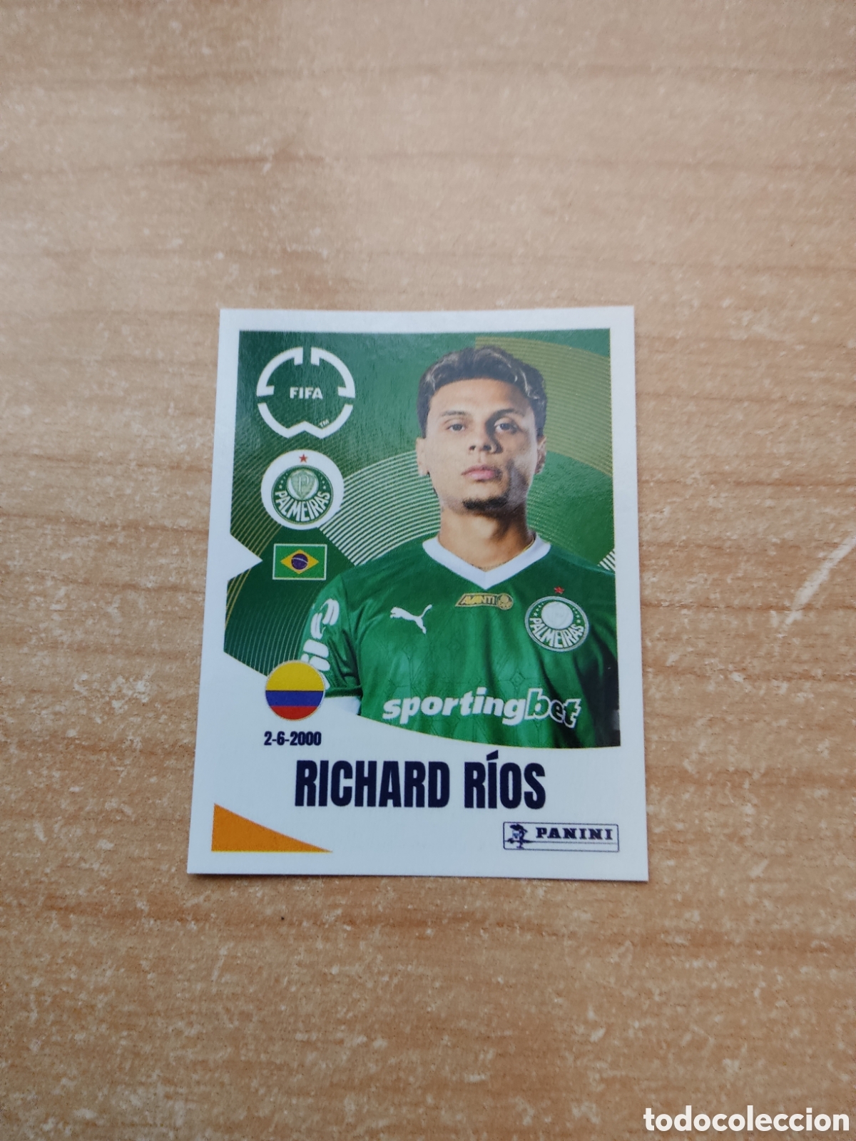Cromos de f&uacute;tbol: 11 RICHARD RIOS PALMEIRAS FIFA CLUB WORLD CUP 2025