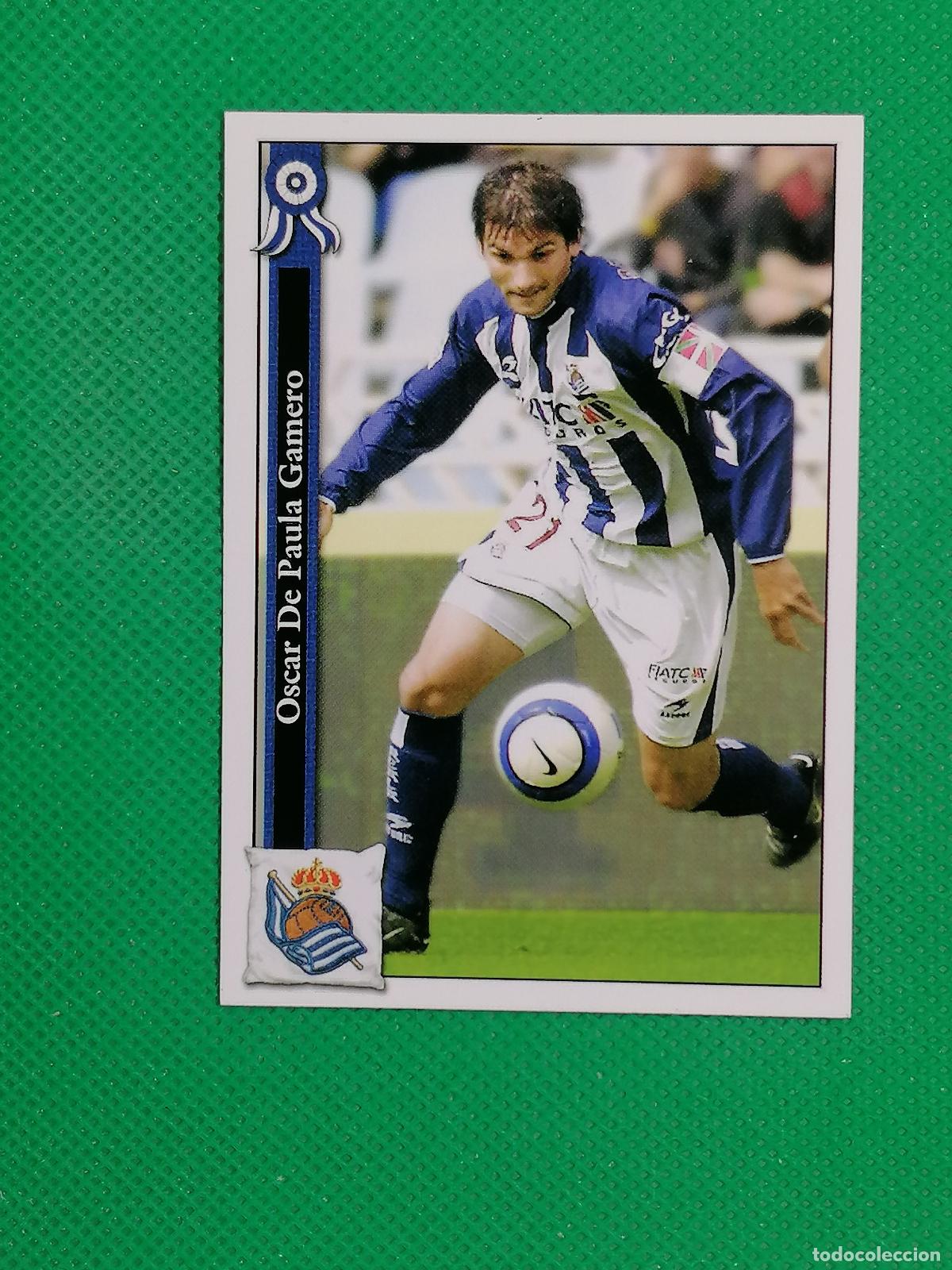 Cromos de f&uacute;tbol: 375 DE PAULA REAL SOCIEDAD ⚽ MUNDICROMO LAS FICHAS DE LA LIGA 05 06 2005 2006 ⚽