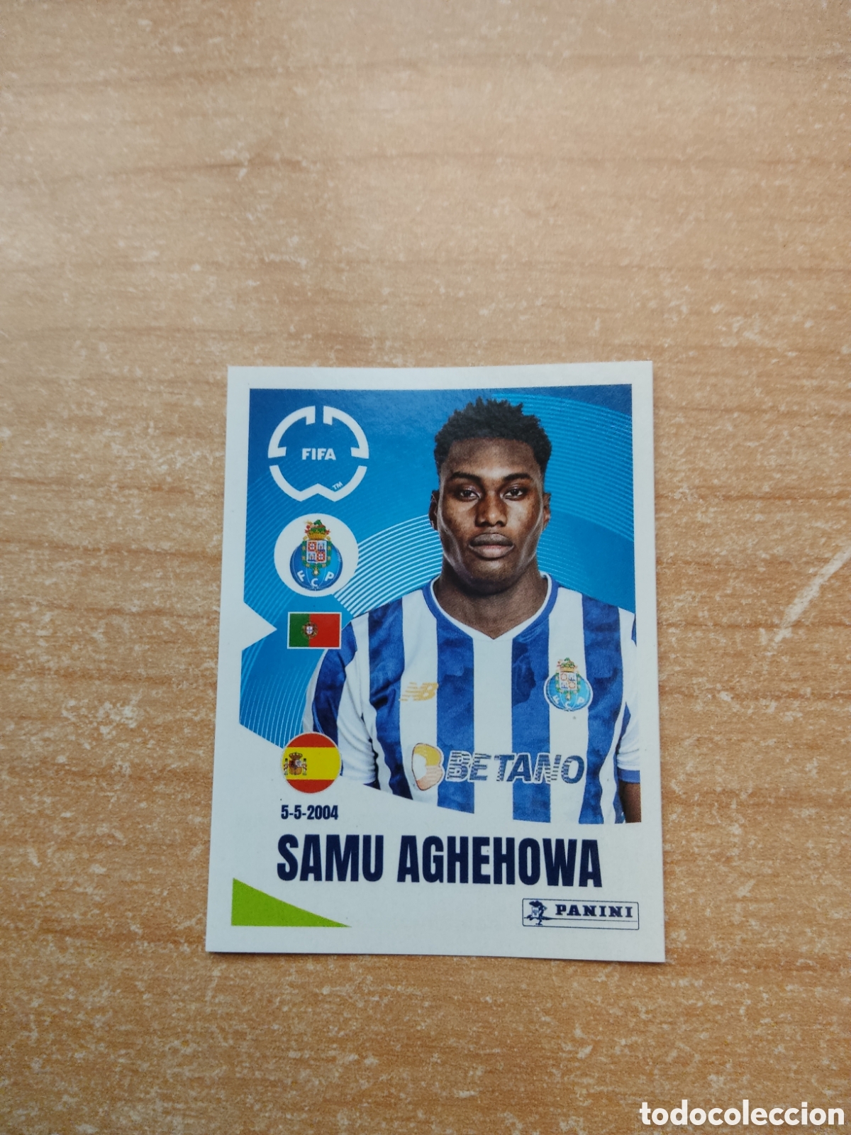 Cromos de f&uacute;tbol: 36 SAMU AGHEHOWA PORTO FIFA CLUB WORLD CUP 2025