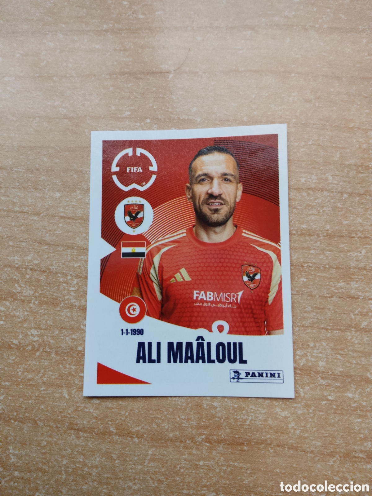Cromos de f&uacute;tbol: 43 ALI MAALOUL AL AHLY FIFA CLUB WORLD CUP 2025