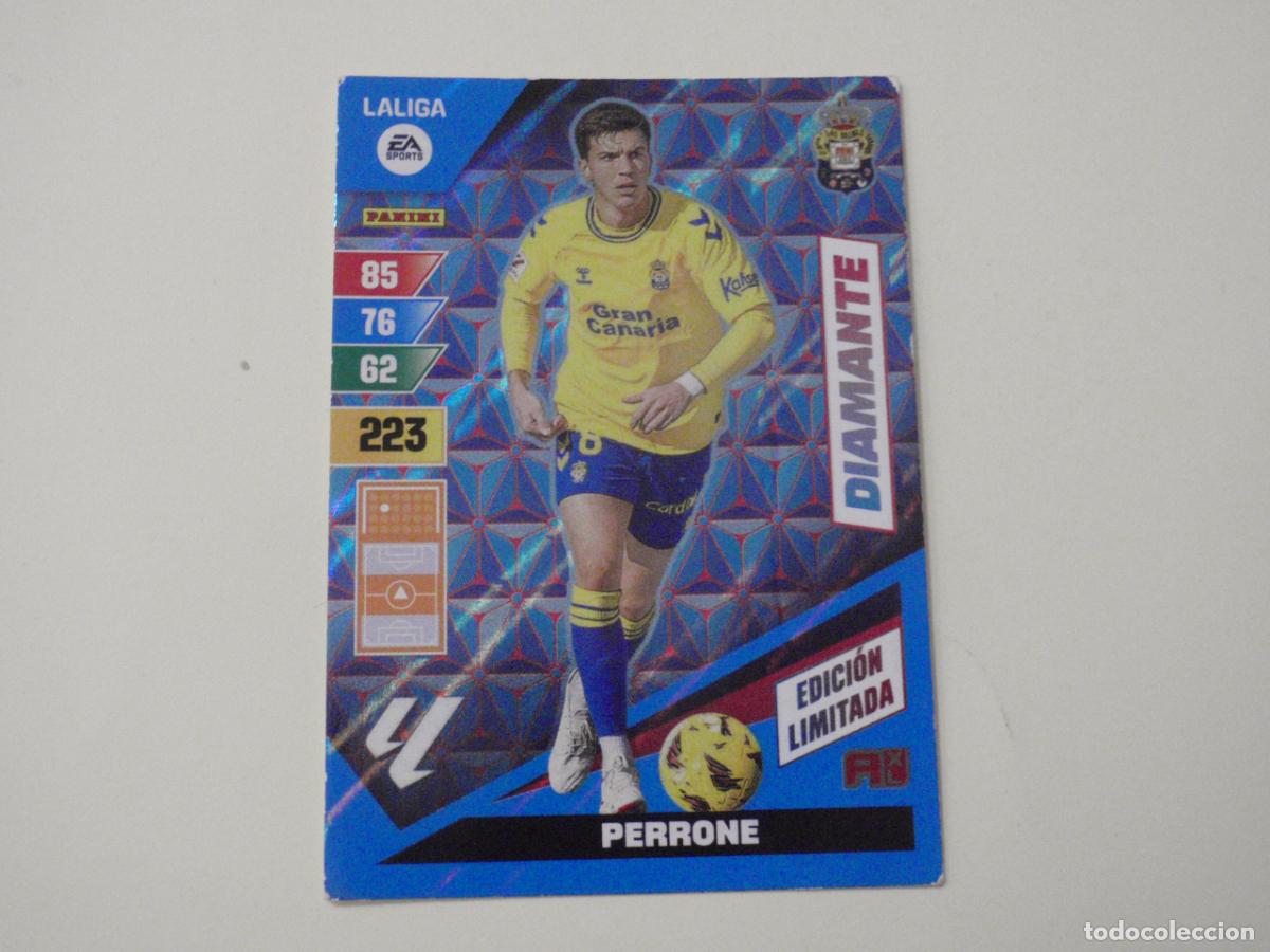 Cromos de f&uacute;tbol: PERRONE Las Palmas EDICI&Oacute;N LIMITADA Trading card LIGA Adrenalyn XL 2023 2024 Panini. 23 24