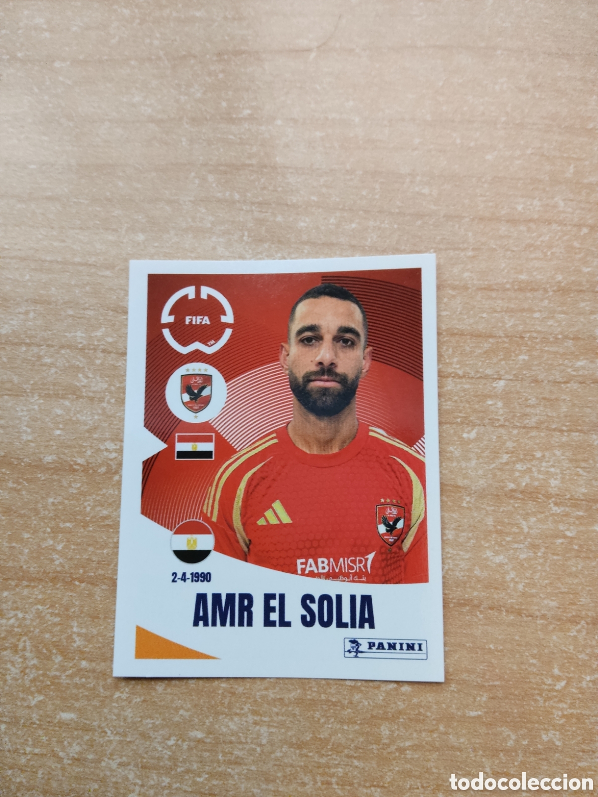 Cromos de f&uacute;tbol: 51 AMR EL SOLIA AL AHLY FIFA CLUB WORLD CUP 2025