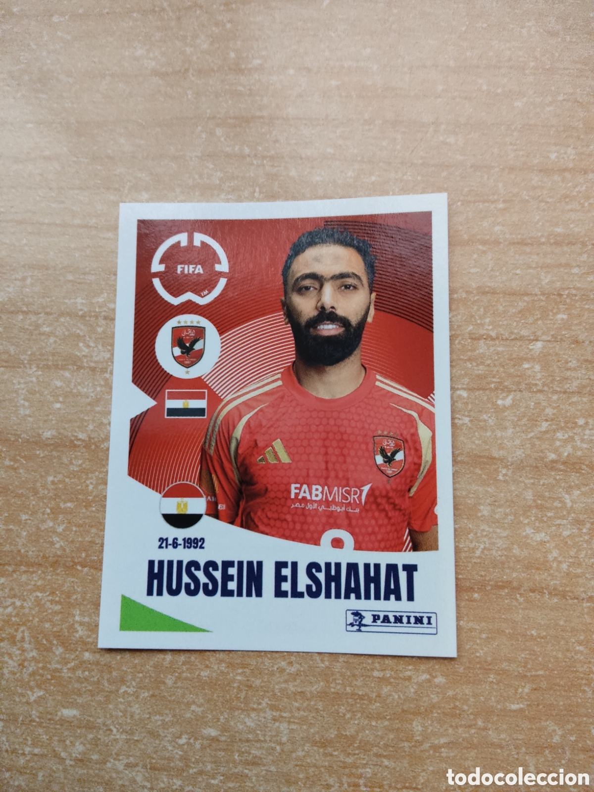 Cromos de f&uacute;tbol: 56 HUSSEIN ELSHAHAT AL AHLY FIFA CLUB WORLD CUP 2025