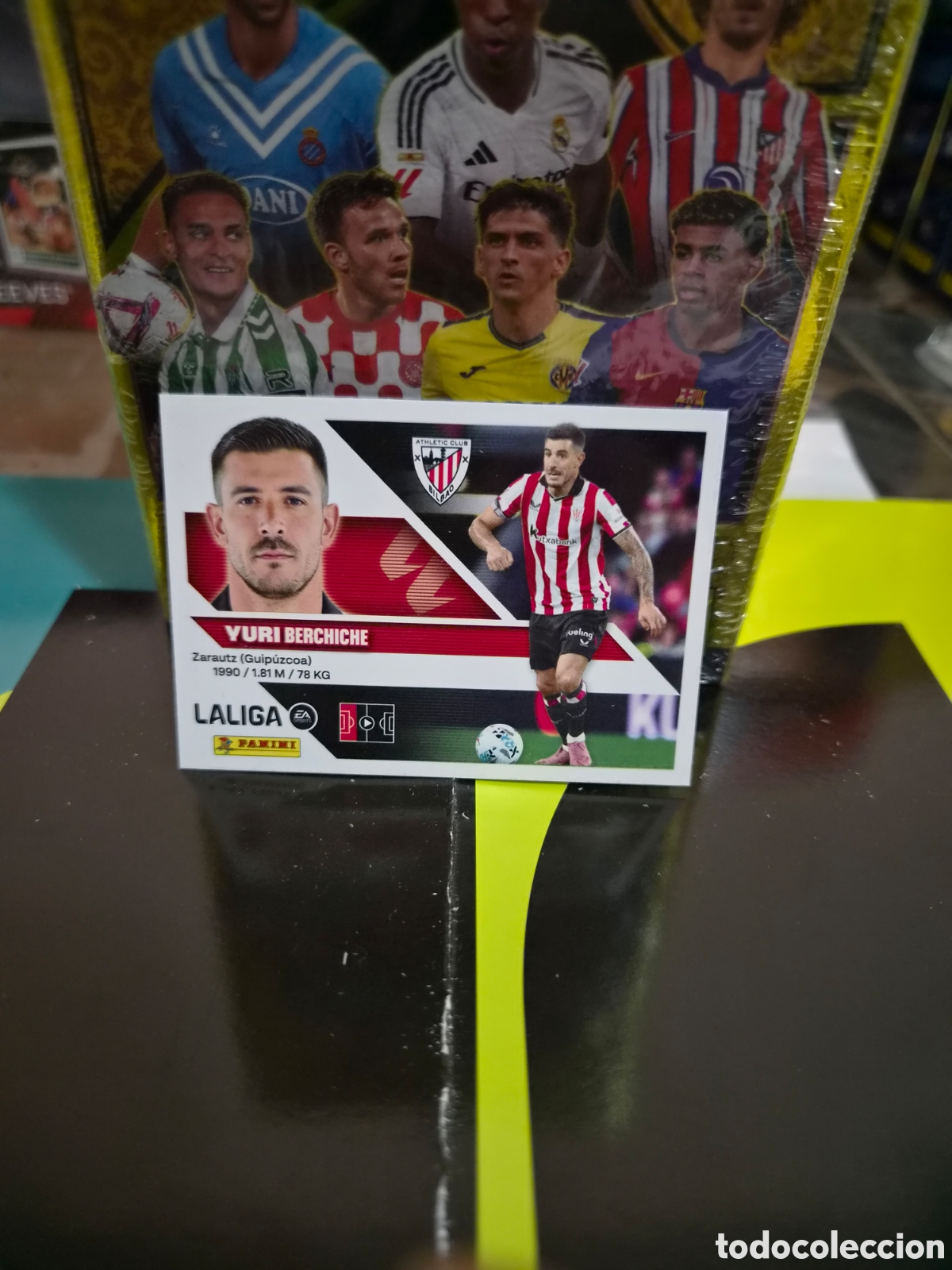 Cromos de f&uacute;tbol: N&deg;9A Athletic de Bilbao Yuri Liga Este 26/27