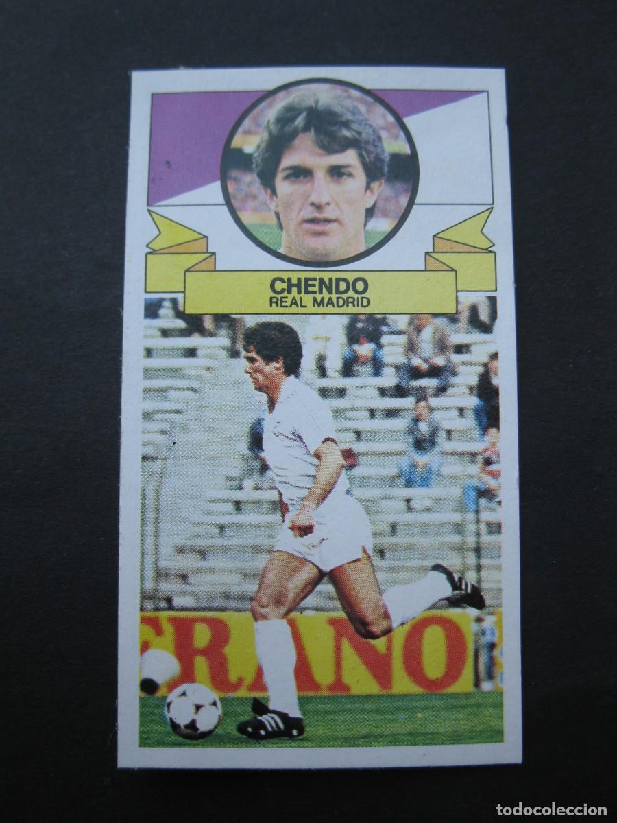 Cromos de f&uacute;tbol: CHENDO (REAL MADRID) - CAMPEONATO DE LIGA 85/86 - EDICIONES ESTE.