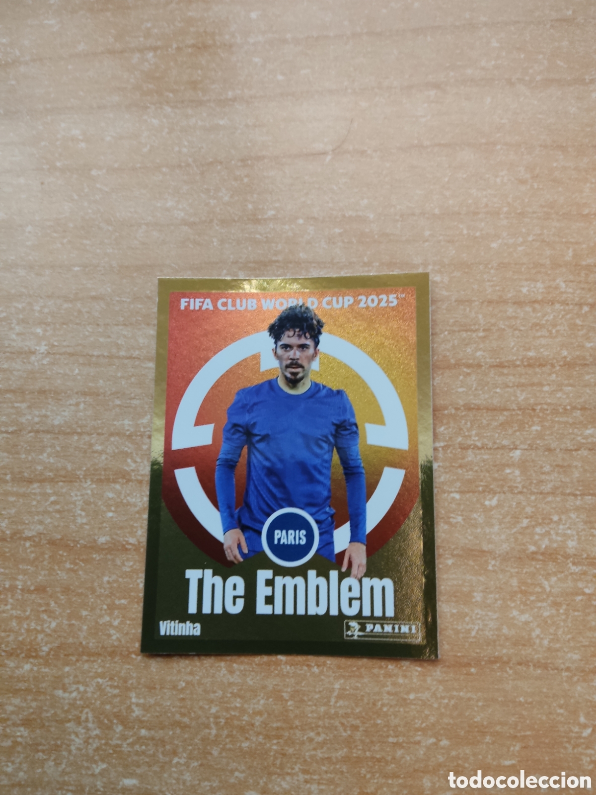 Cromos de f&uacute;tbol: 73 VITINHA THE EMBLEM PSG FIFA CLUB WORLD CUP 2025