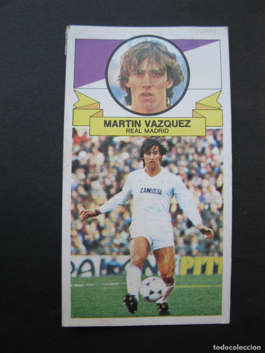 Cromos de f&uacute;tbol: MARTIN VAZQUEZ (REAL MADRID) - CAMPEONATO DE LIGA 85/86 - EDICIONES ESTE.