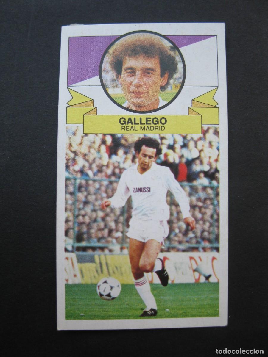 Cromos de f&uacute;tbol: GALLEGO (REAL MADRID) - CAMPEONATO DE LIGA 85/86 - EDICIONES ESTE.
