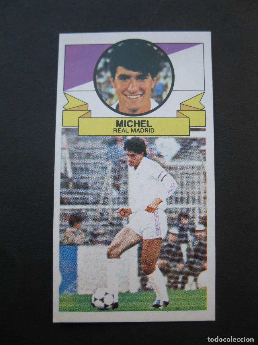 Cromos de f&uacute;tbol: MICHEL (REAL MADRID) - CAMPEONATO DE LIGA 85/86 - EDICIONES ESTE.