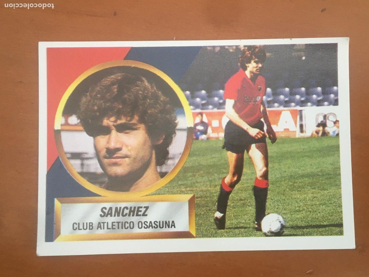 Cromos de f&uacute;tbol: sanchez osasuna fichaje 13 liga 88 89 1988 1989 ediciones este nunca pegado nuevo de sobre