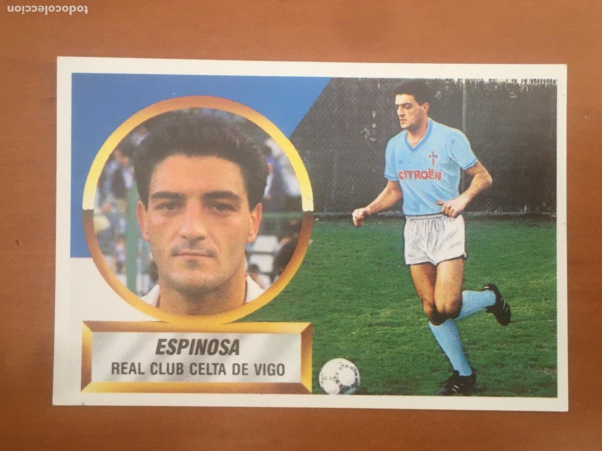 Figurine di Calcio: espinosa celta fichaje 2 cromo liga 88 89 1988 1989 ediciones este nunca pegado nuevo de sobre