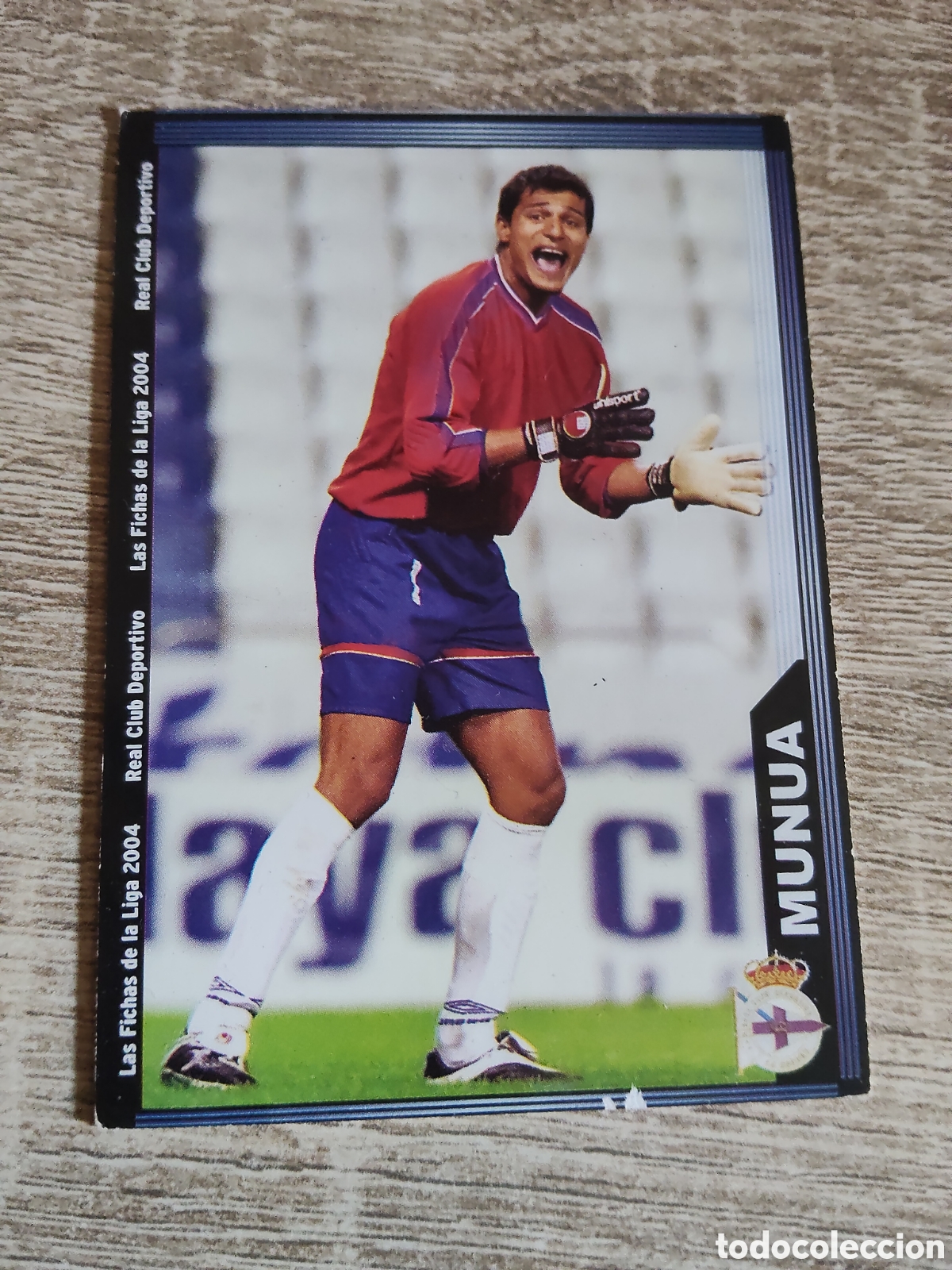 Figurine di Calcio: Mundicromo las fichas de la liga 2004 59 Munua Deportivo de la Coru&ntilde;a