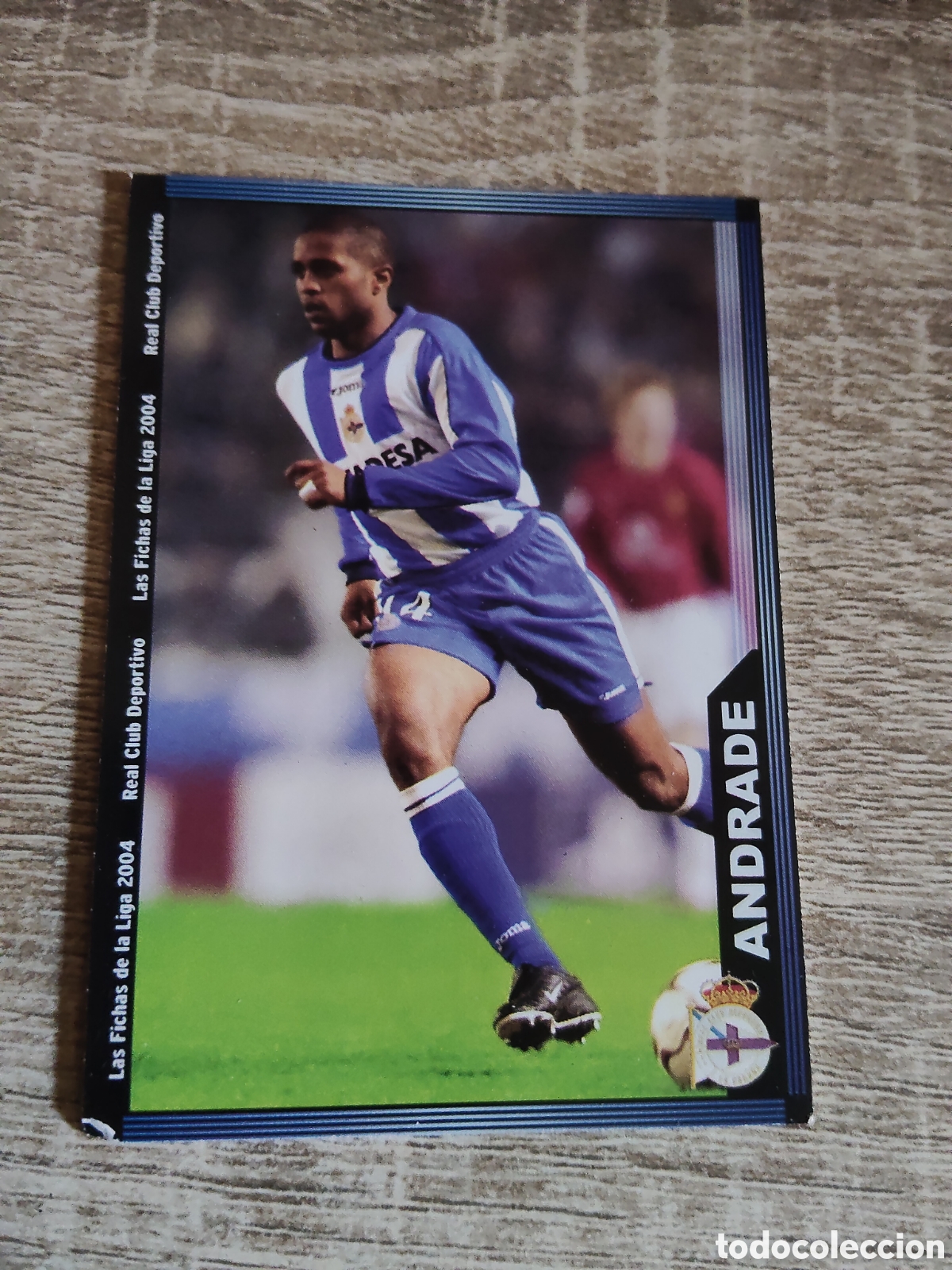 Figurine di Calcio: Mundicromo las fichas de la liga 2004 62 Andrade Deportivo de la Coru&ntilde;a