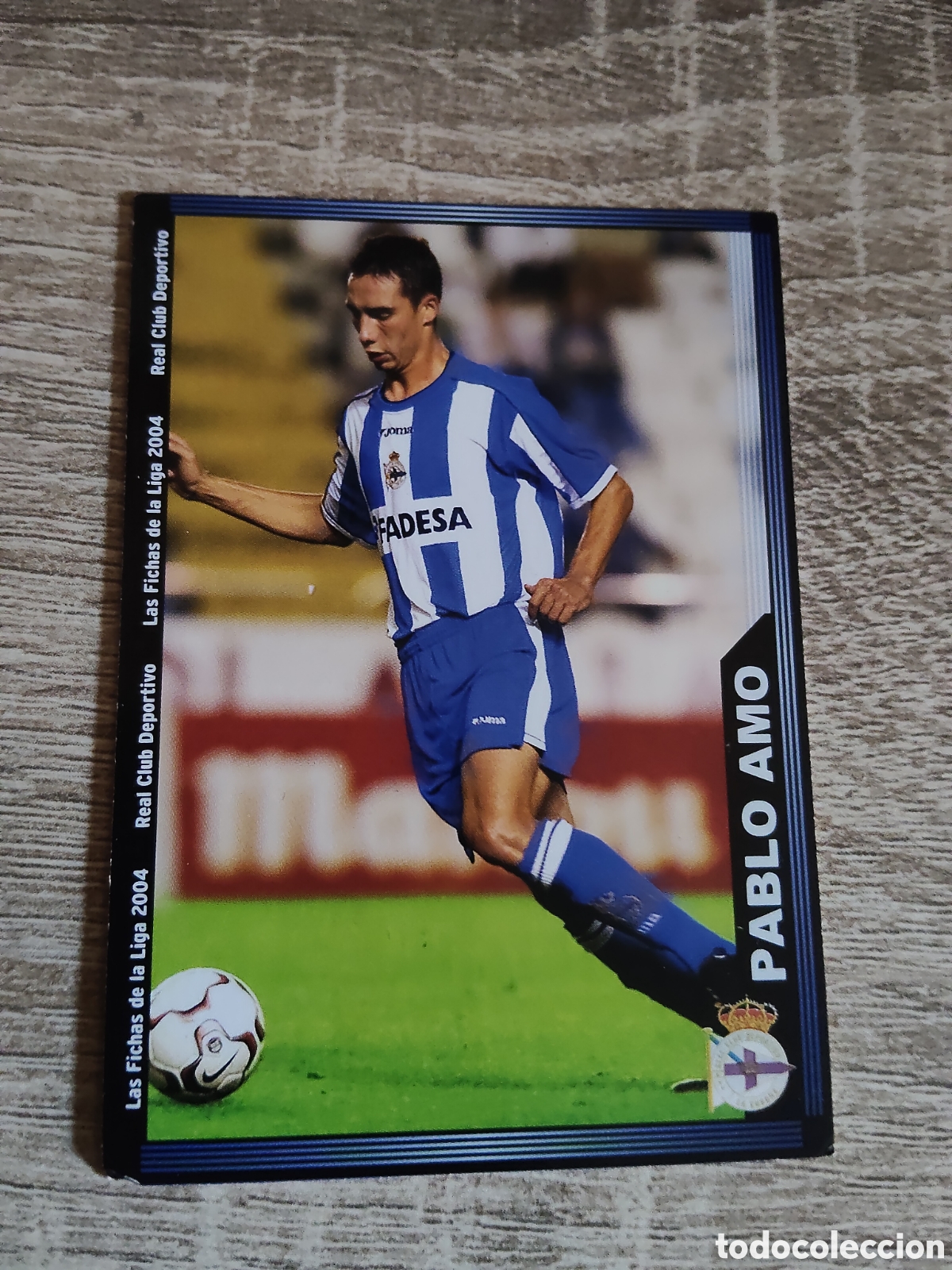 Cromos de f&uacute;tbol: Mundicromo las fichas de la liga 2004 68 Pablo Amo Deportivo de la Coru&ntilde;a