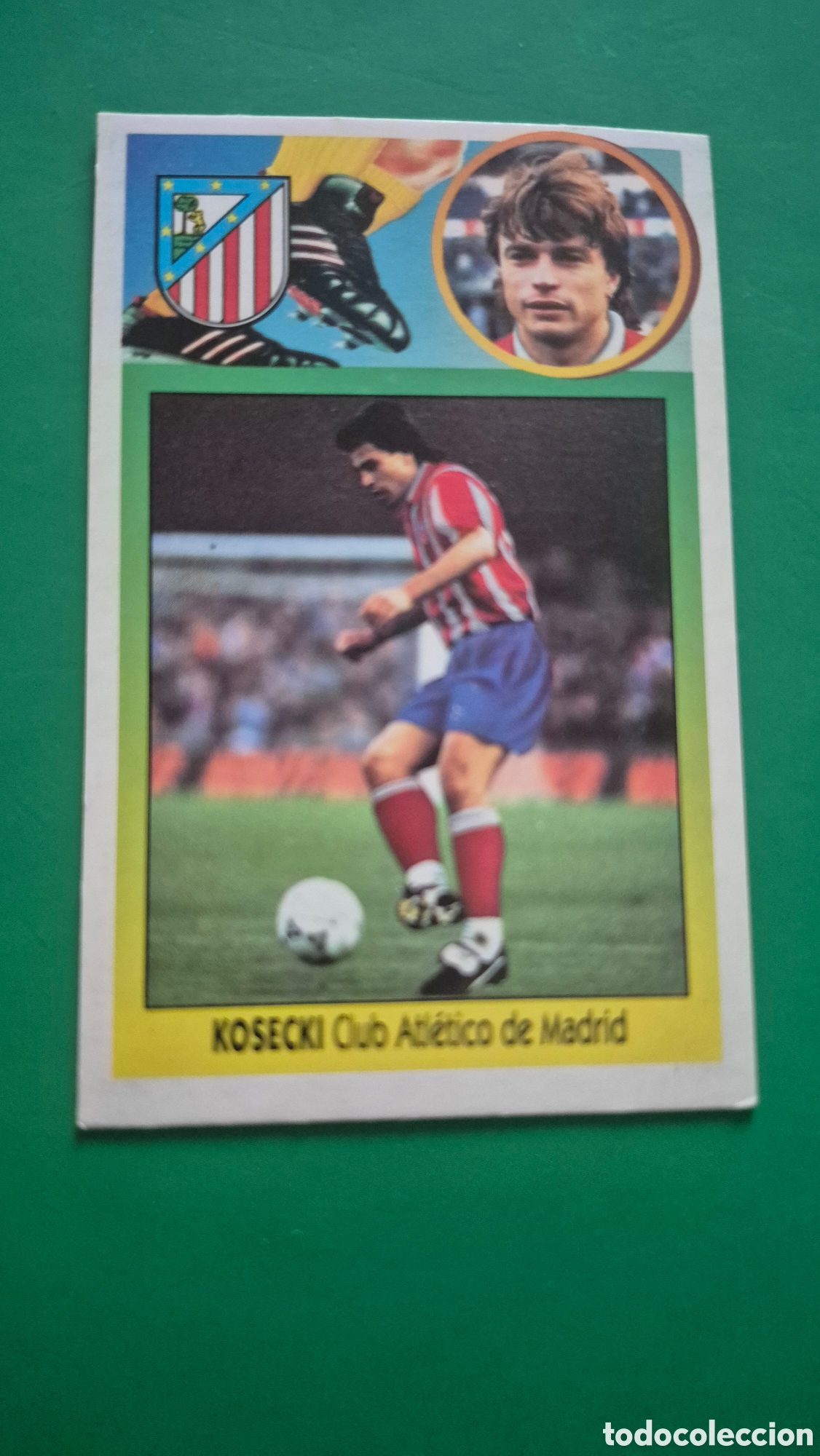 Cromos de f&uacute;tbol: KOSECKI ATLETICO MADRID FICHAJE 4 LIGA ESTE 1993/94 93 94 CARTON DESPEGADO