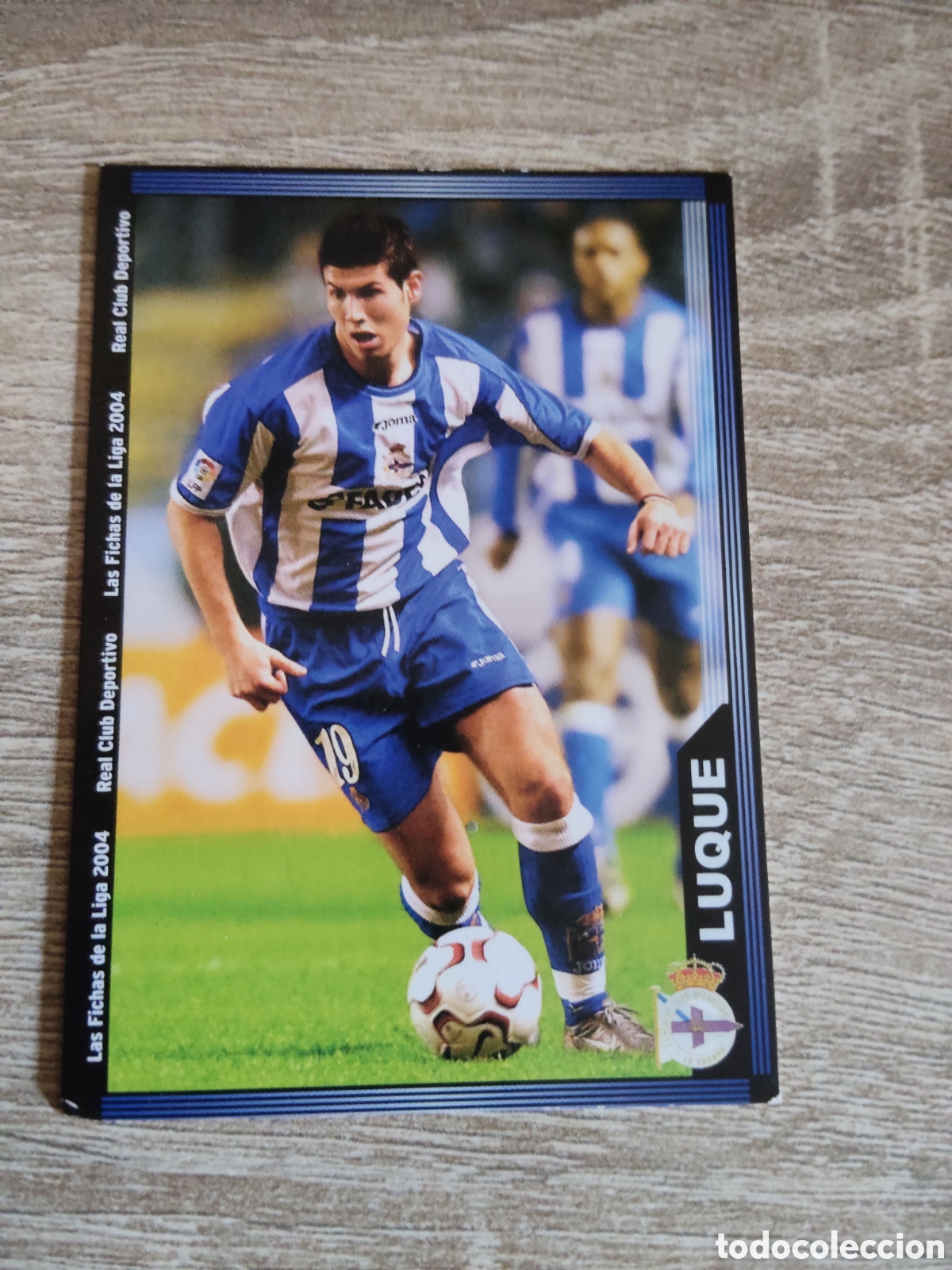 Cromos de f&uacute;tbol: Mundicromo las fichas de la liga 2004 77 Luque Deportivo de la Coru&ntilde;a