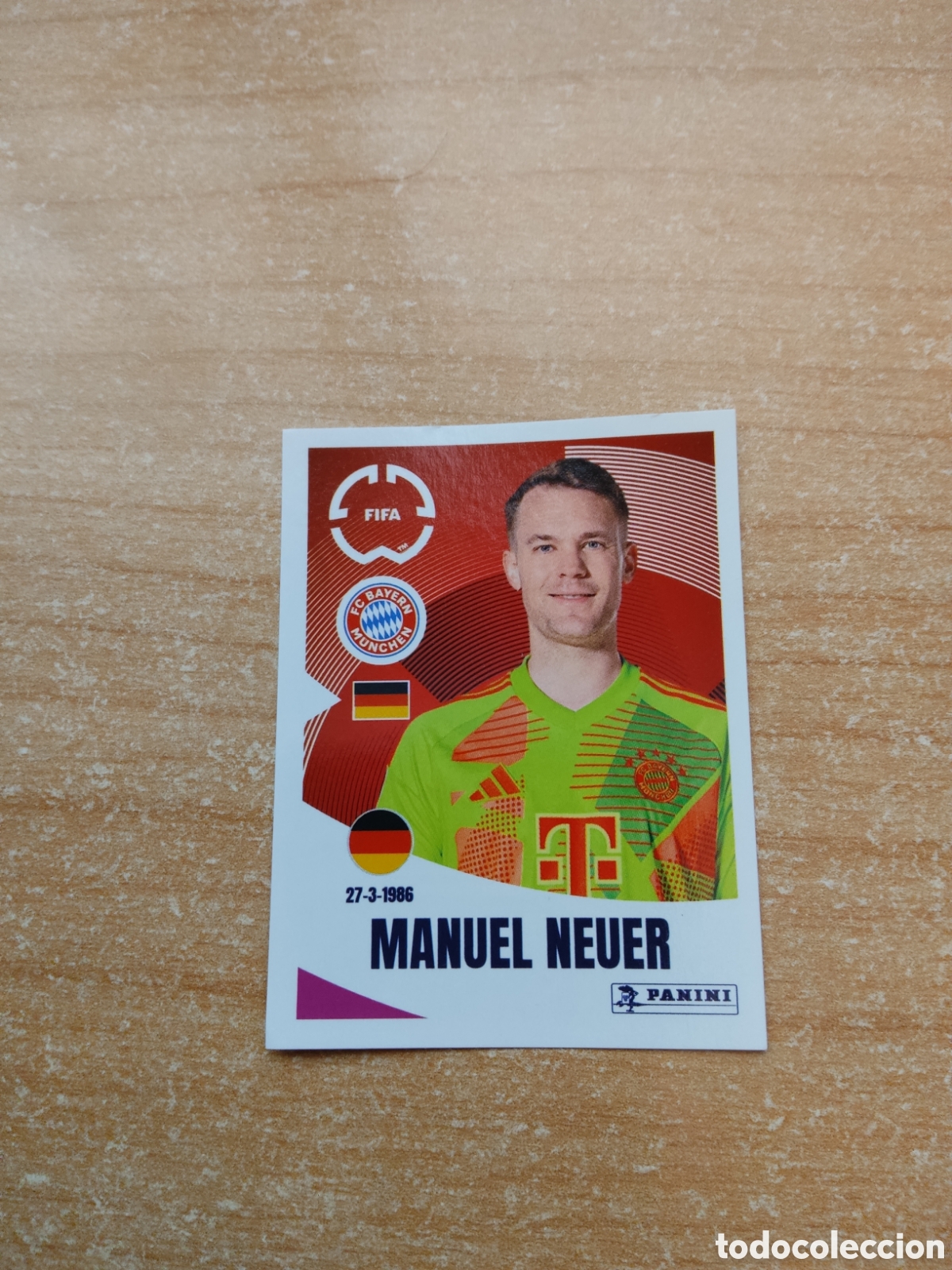 Cromos de f&uacute;tbol: 120 MANUEL NEUER BAYERN MUNICH FIFA CLUB WORLD CUP 2025