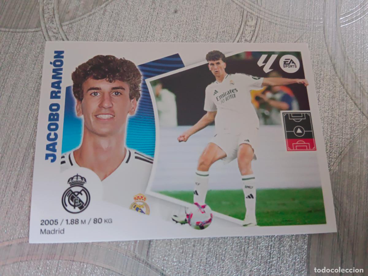 Cromos de f&uacute;tbol: EDICIONES ESTE 2024 2025 24 25 N&ordm; 9 B 9B JACOBO RAMON REAL MADRID CROMOS NUEVOS