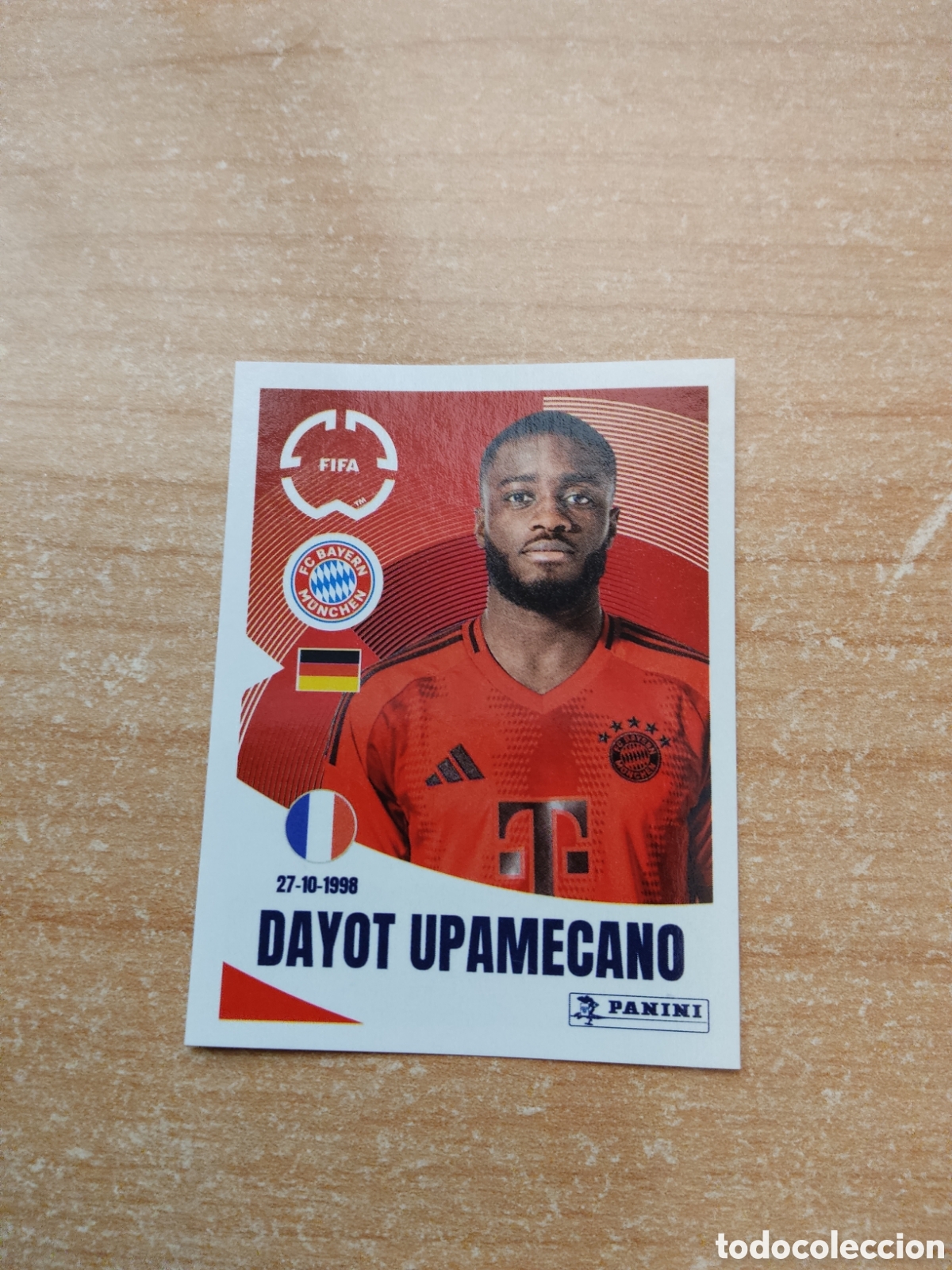 Cromos de f&uacute;tbol: 122 UPAMECANO BAYERN MUNICH FIFA CLUB WORLD CUP 2025