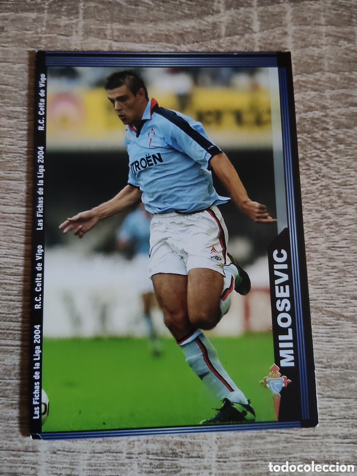 Cromos de f&uacute;tbol: Mundicromo las fichas de la liga 2004 101 Milosevic Celta de Vigo