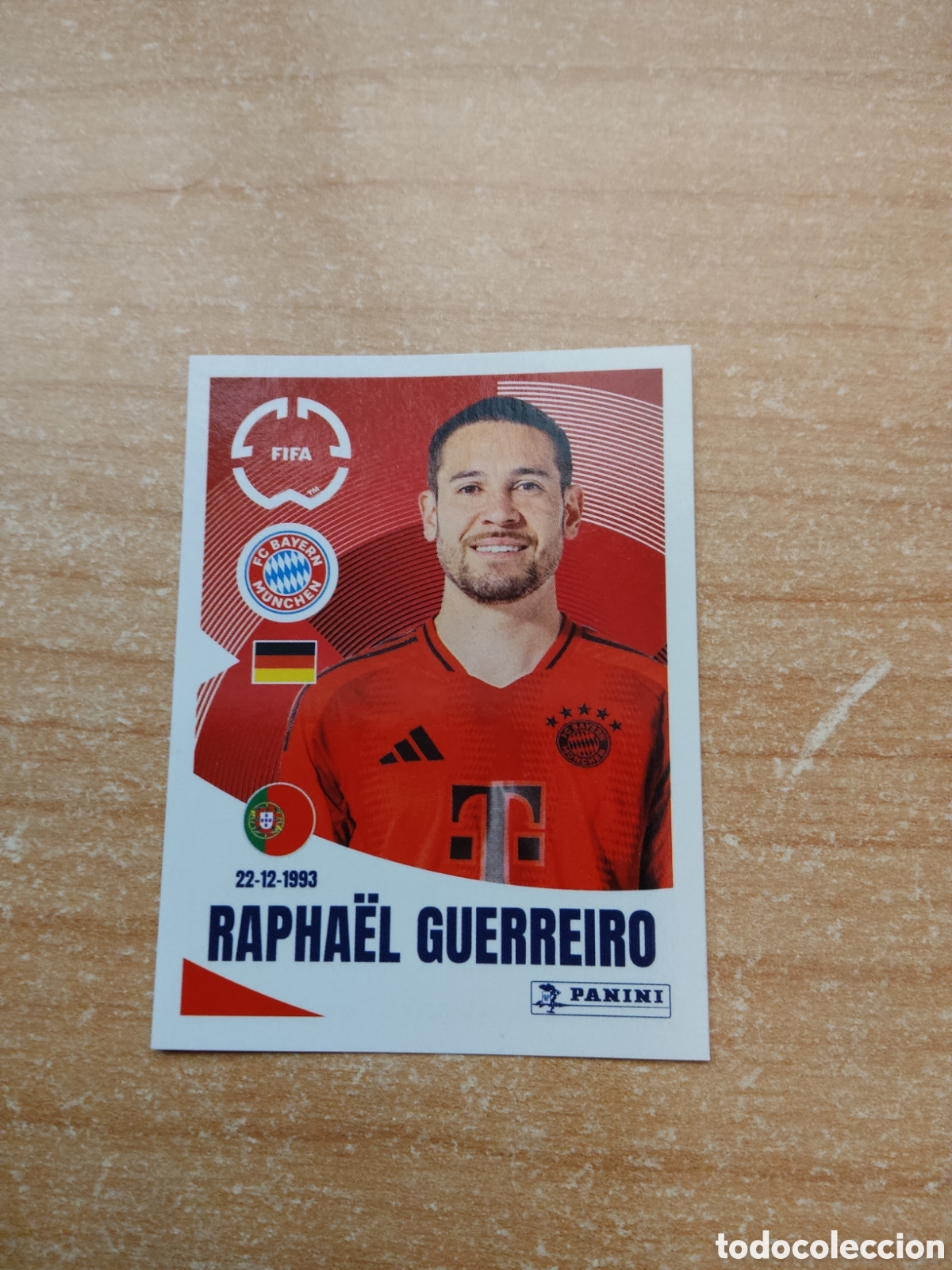Cromos de f&uacute;tbol: 124 GUERREIRO BAYERN MUNICH FIFA CLUB WORLD CUP 2025