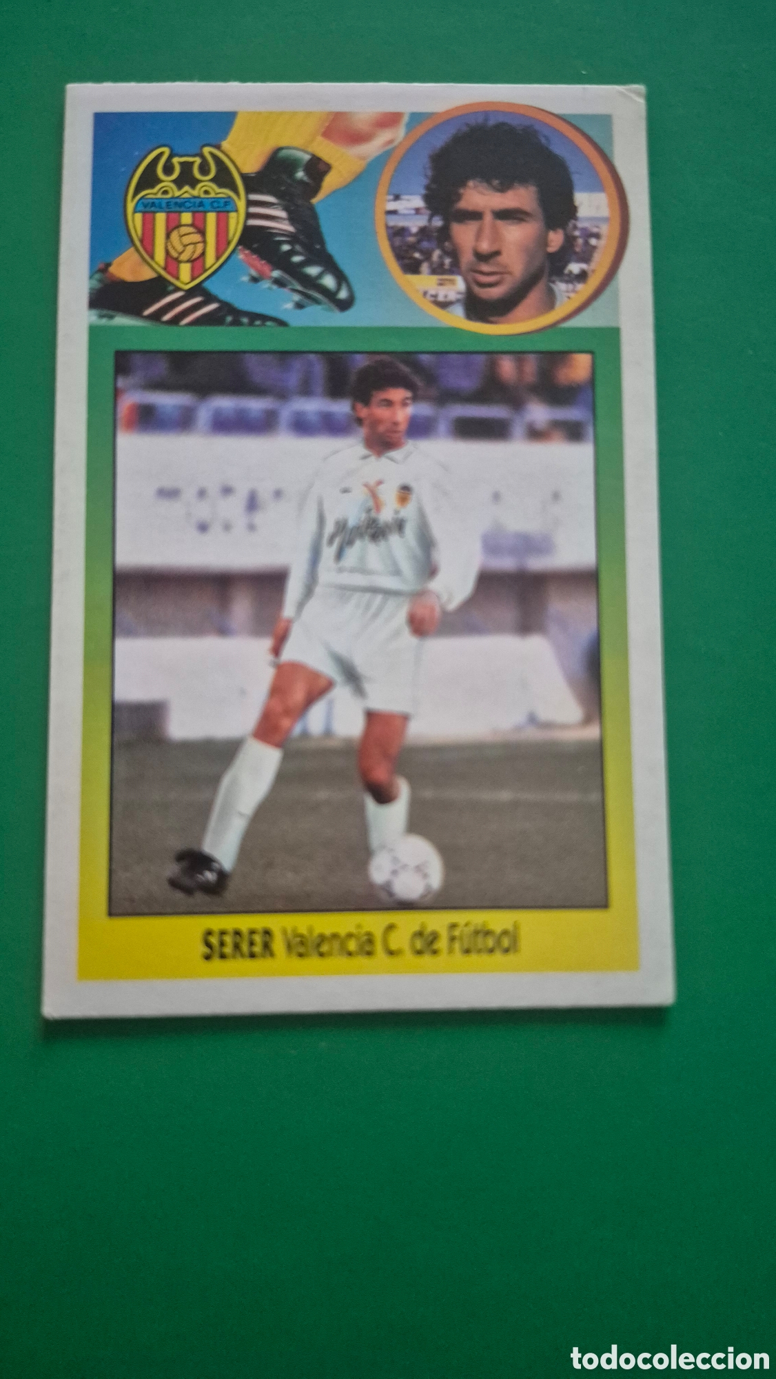Cromos de f&uacute;tbol: CROMO PEGATINA ADHESIVO LIGA ESTE 93 94 1993 1994 FICHAJES # 8 VALENCIA SERER